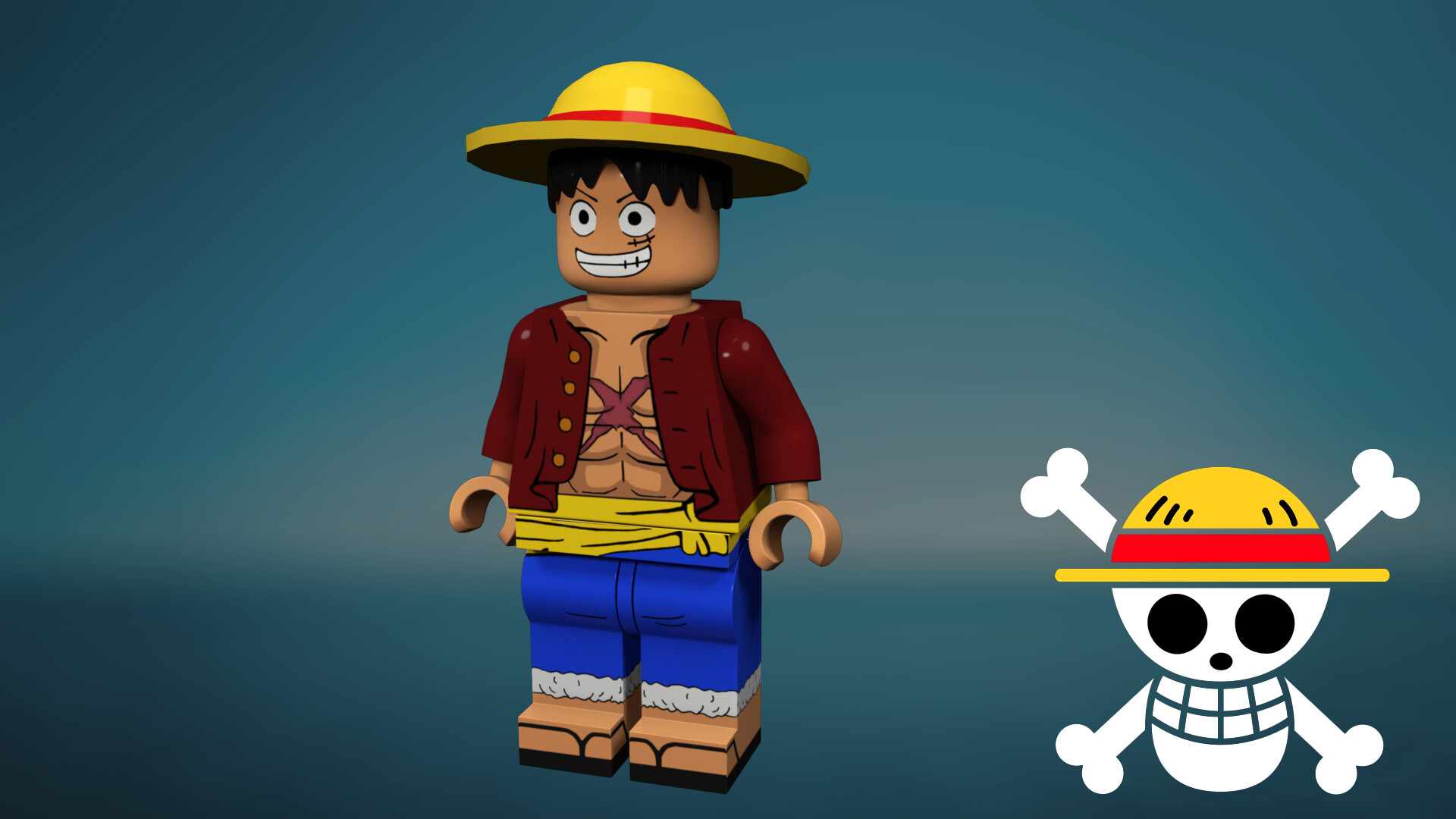 3D LEGO One Piece