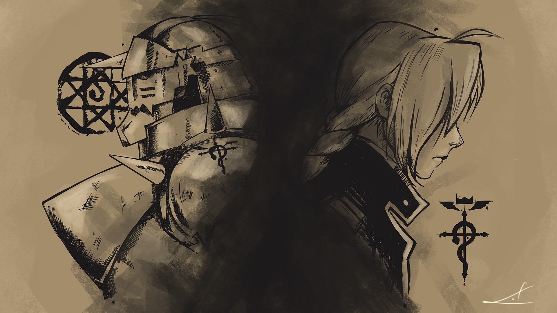 Elric Brothers Wallpaper