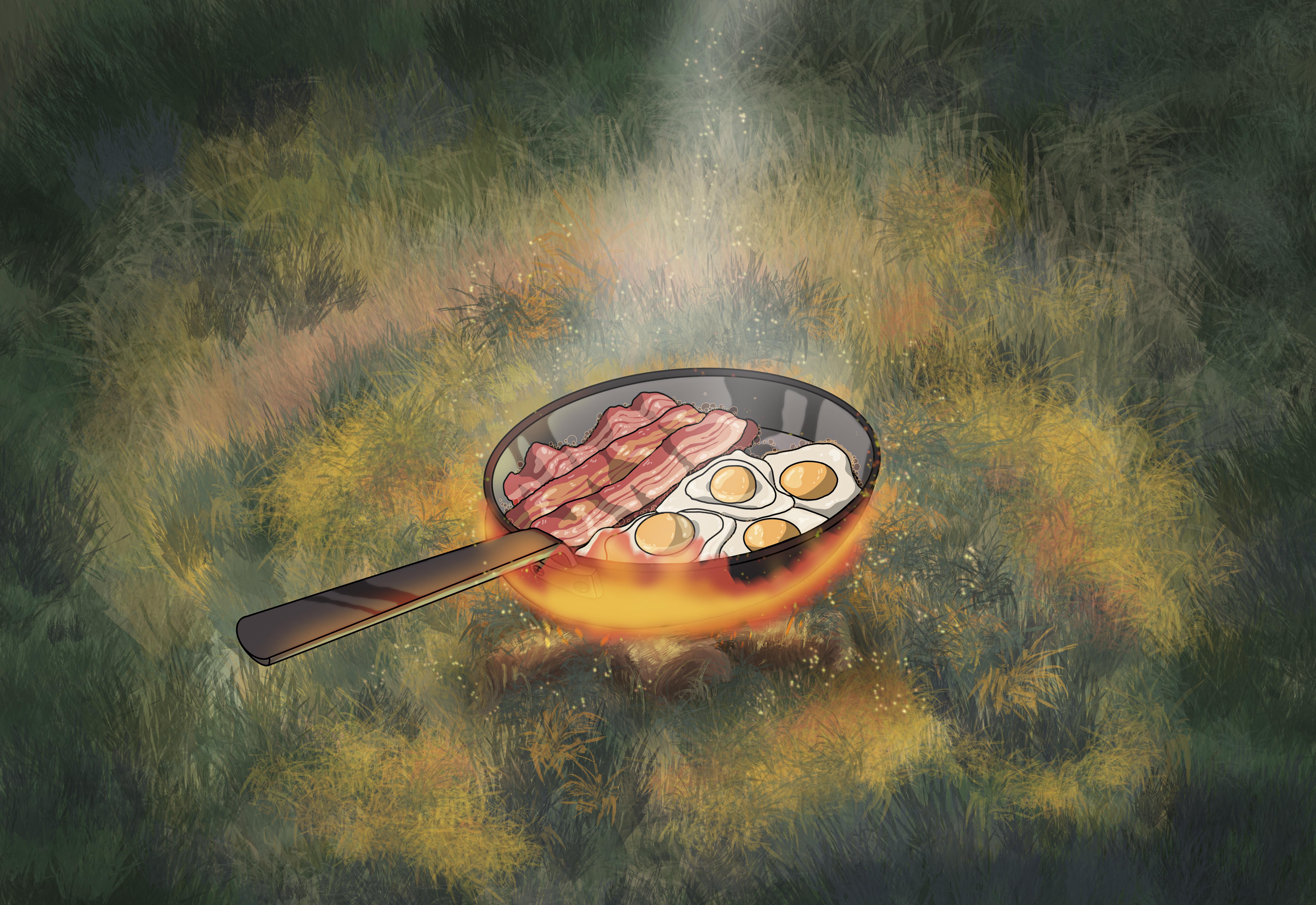 Food in Ghibli style