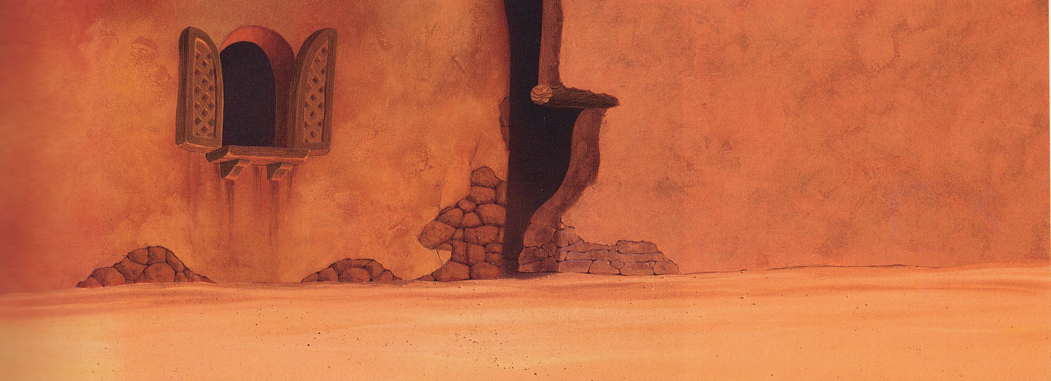 Agrabah street background art