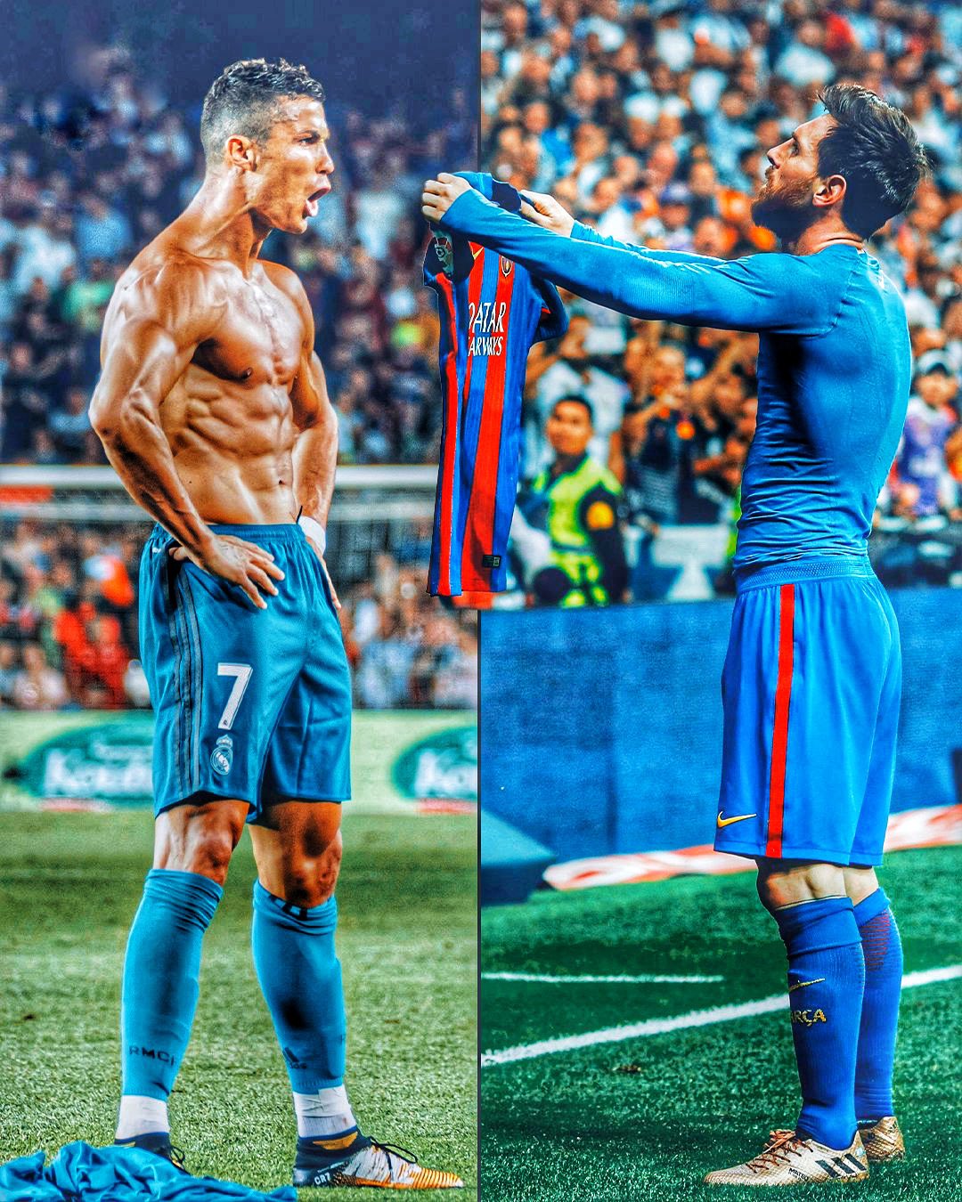 Lionel Messi and Cristiano Ronaldo