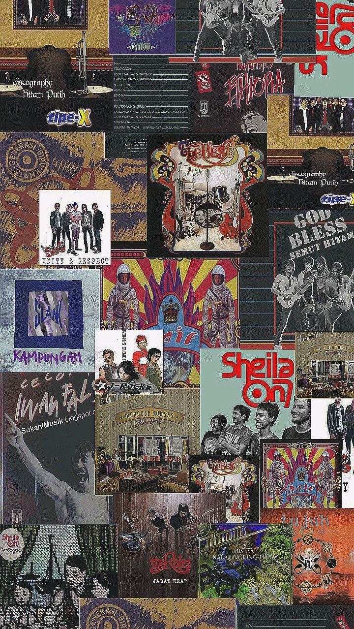 Band posters, Wallpaper