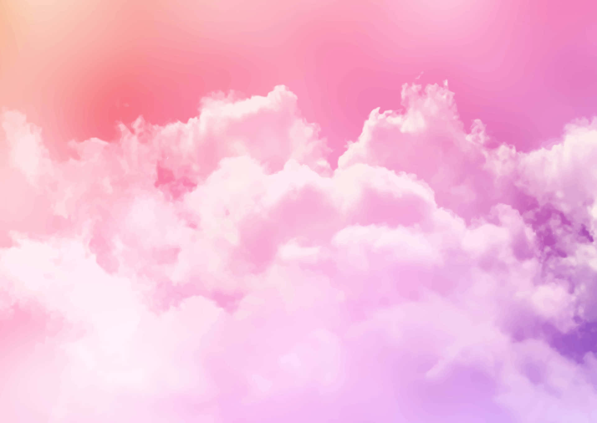 Purple Clouds In The Sky Wallpaper