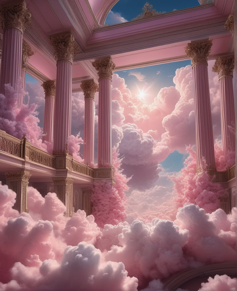 cotton candy clouds