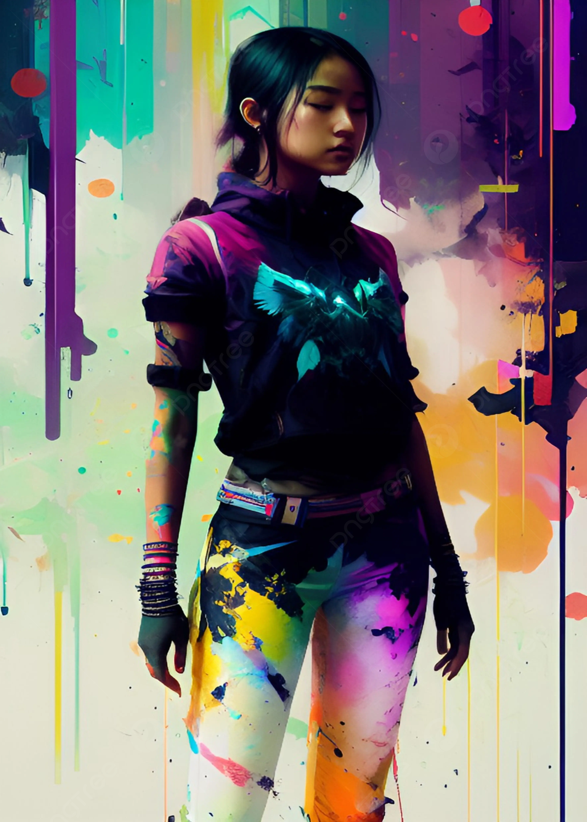 Girl Thinking A Million Dreams Ai