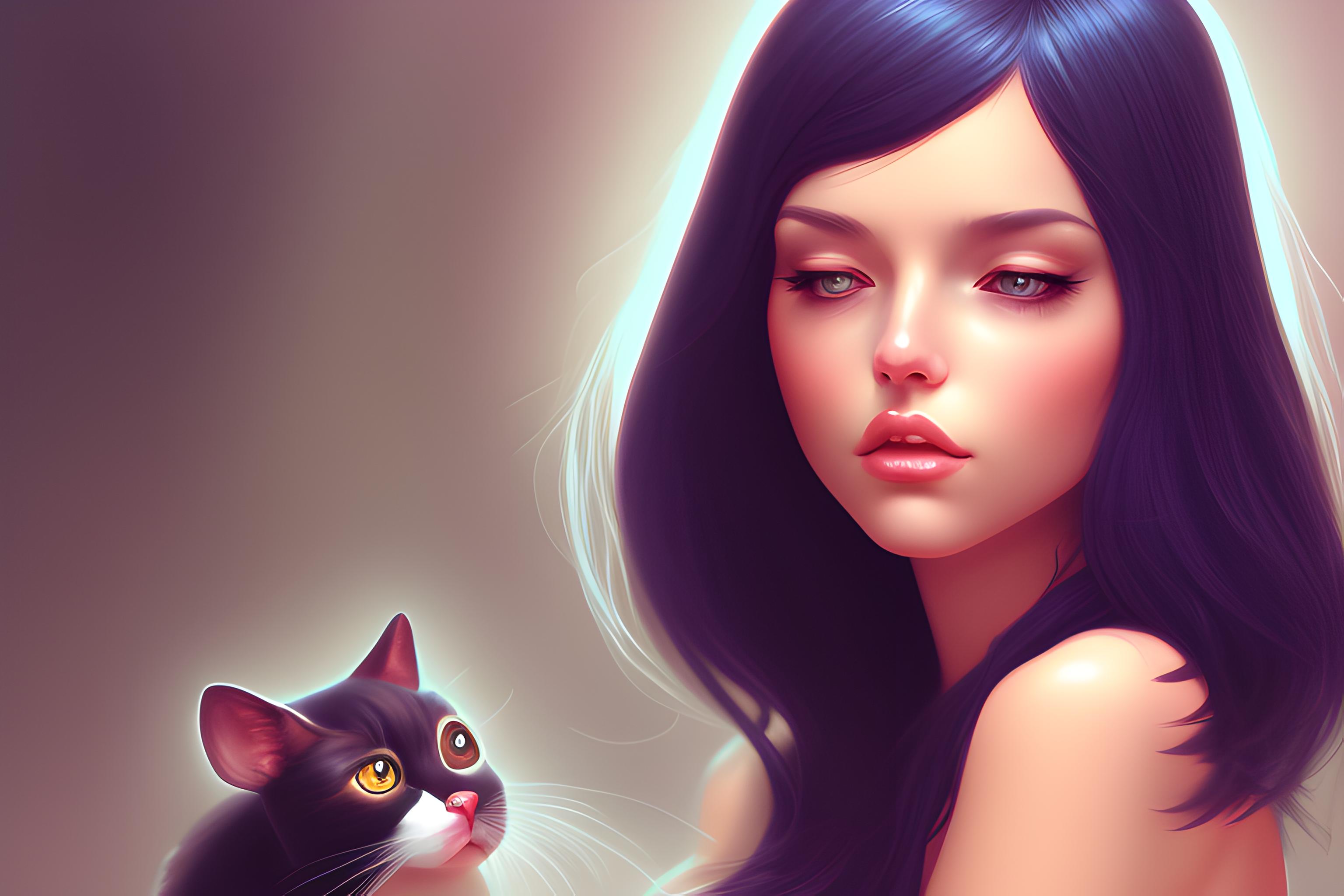 full lips, hold cat