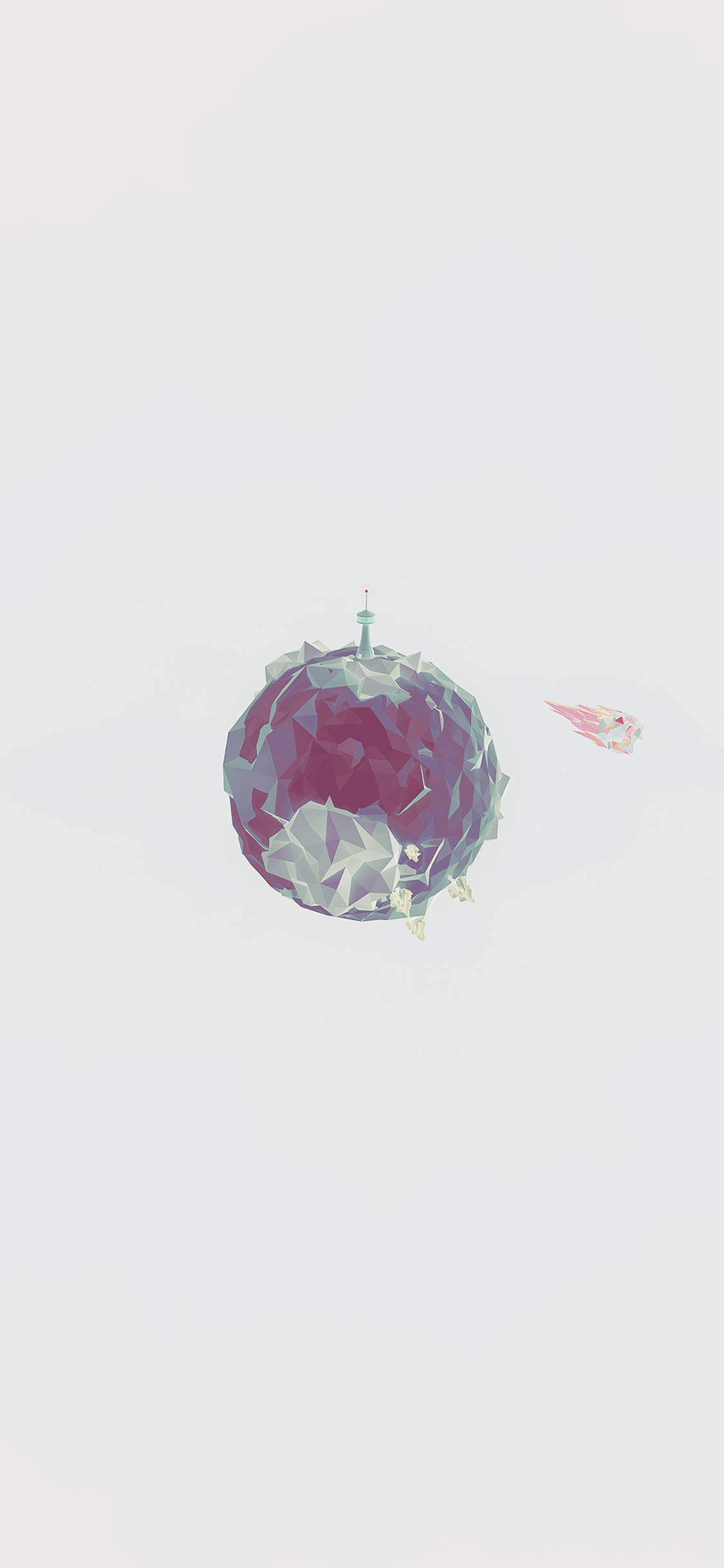 Polygon Planet Cute Minimal Simple