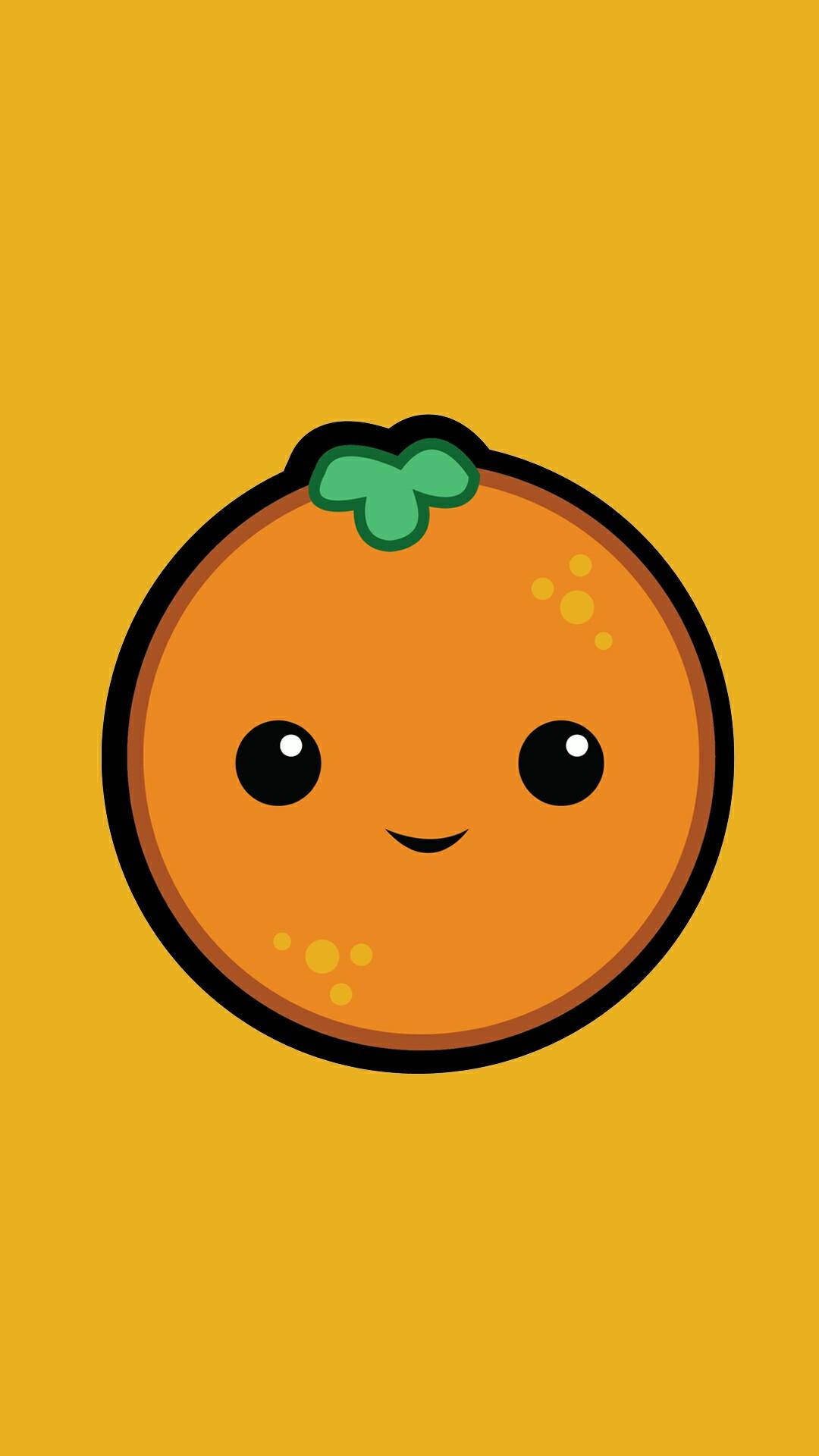 Download Smiling Orange Minimalist