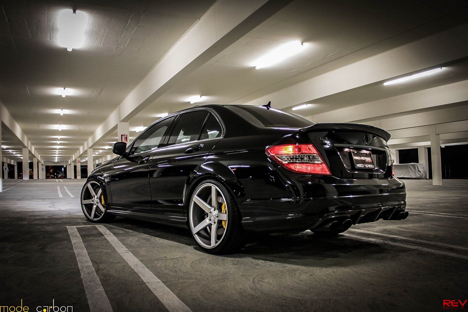 amg #black #c63 #mercedes #sedan
