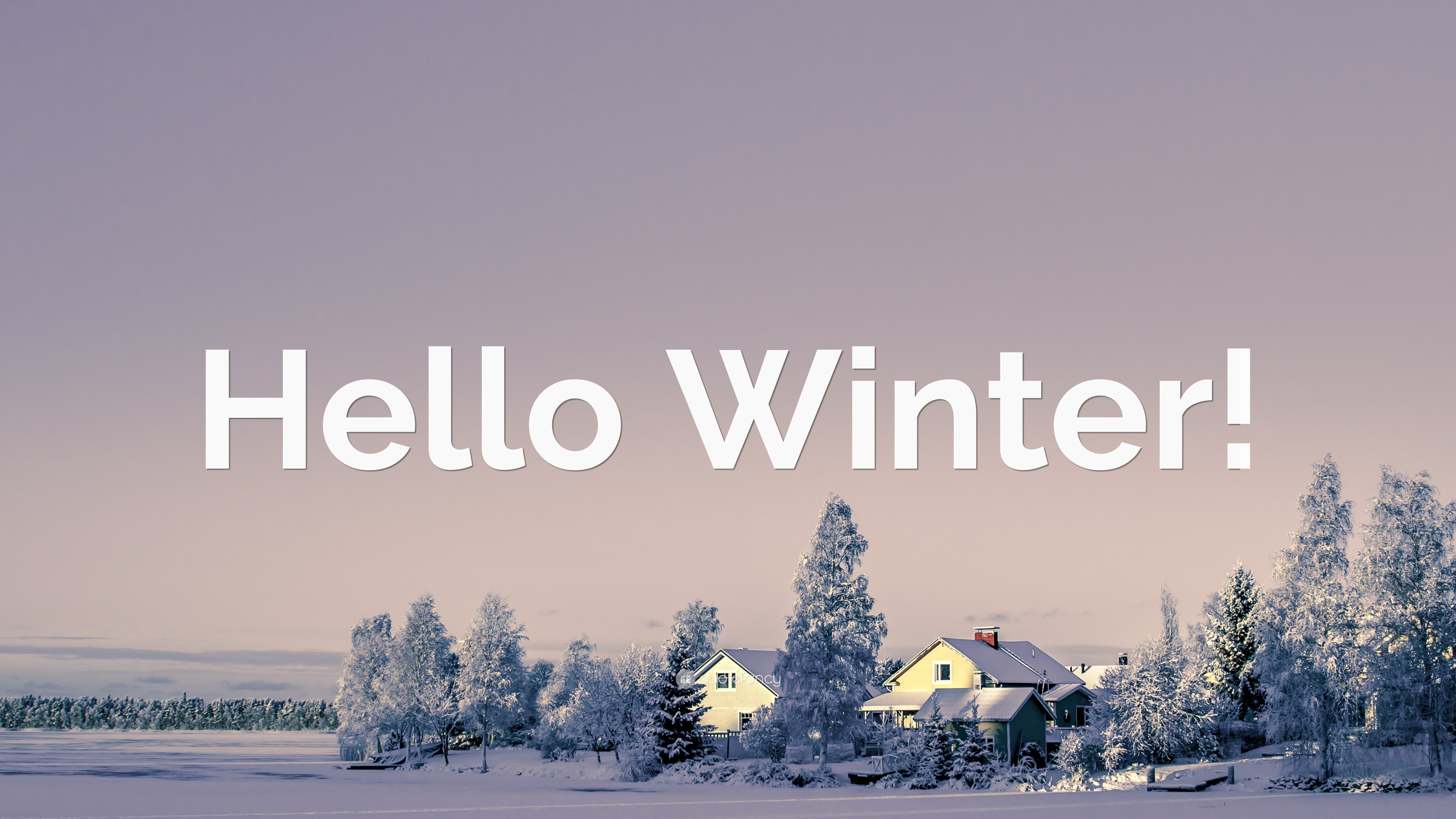 Hello Winter!” Wallpaper