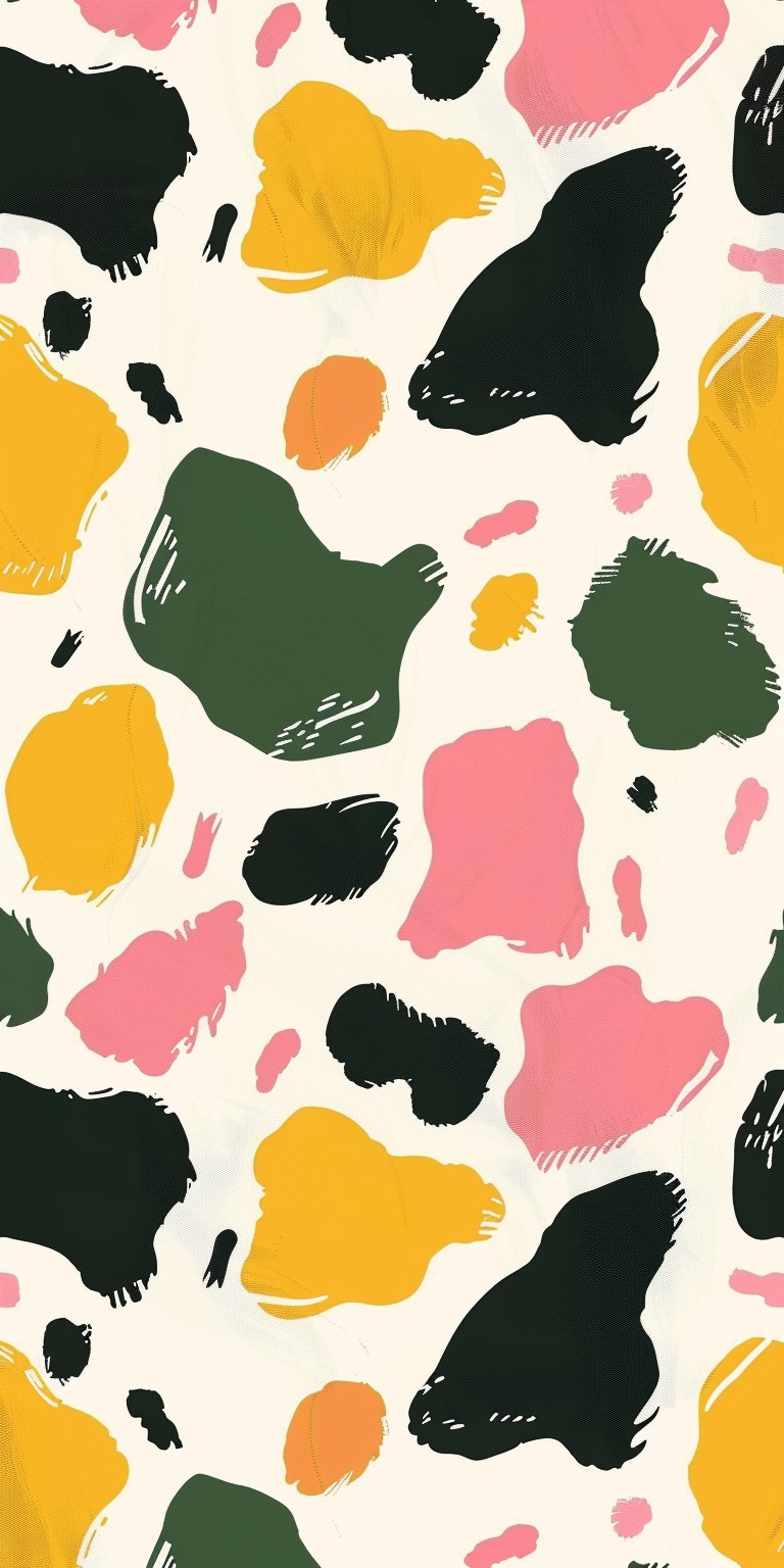 aesthetic cow print iPhone wallpaper