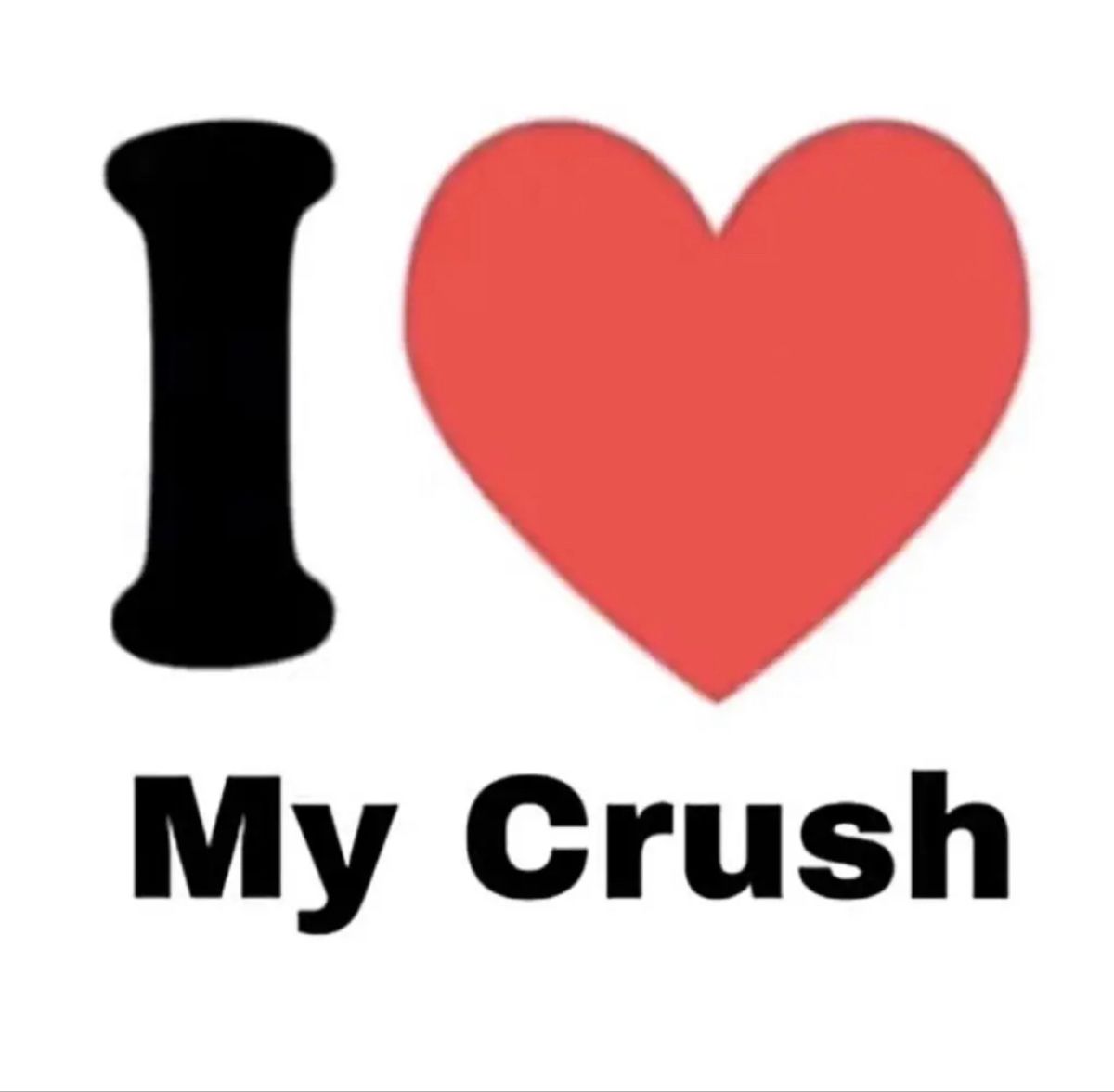 I ❤️ my crush pfp. My crush, Love