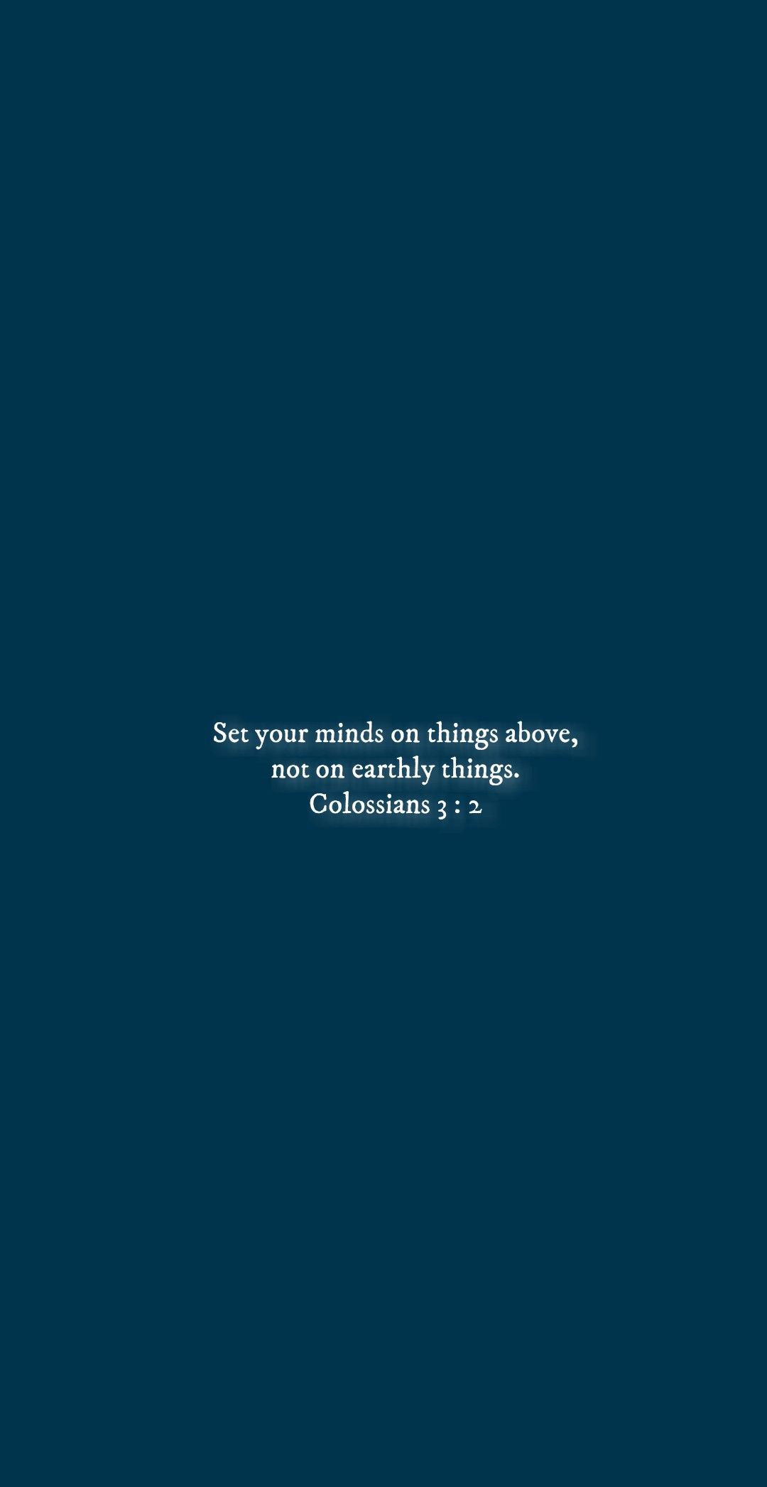 Things Above. Bible verse background