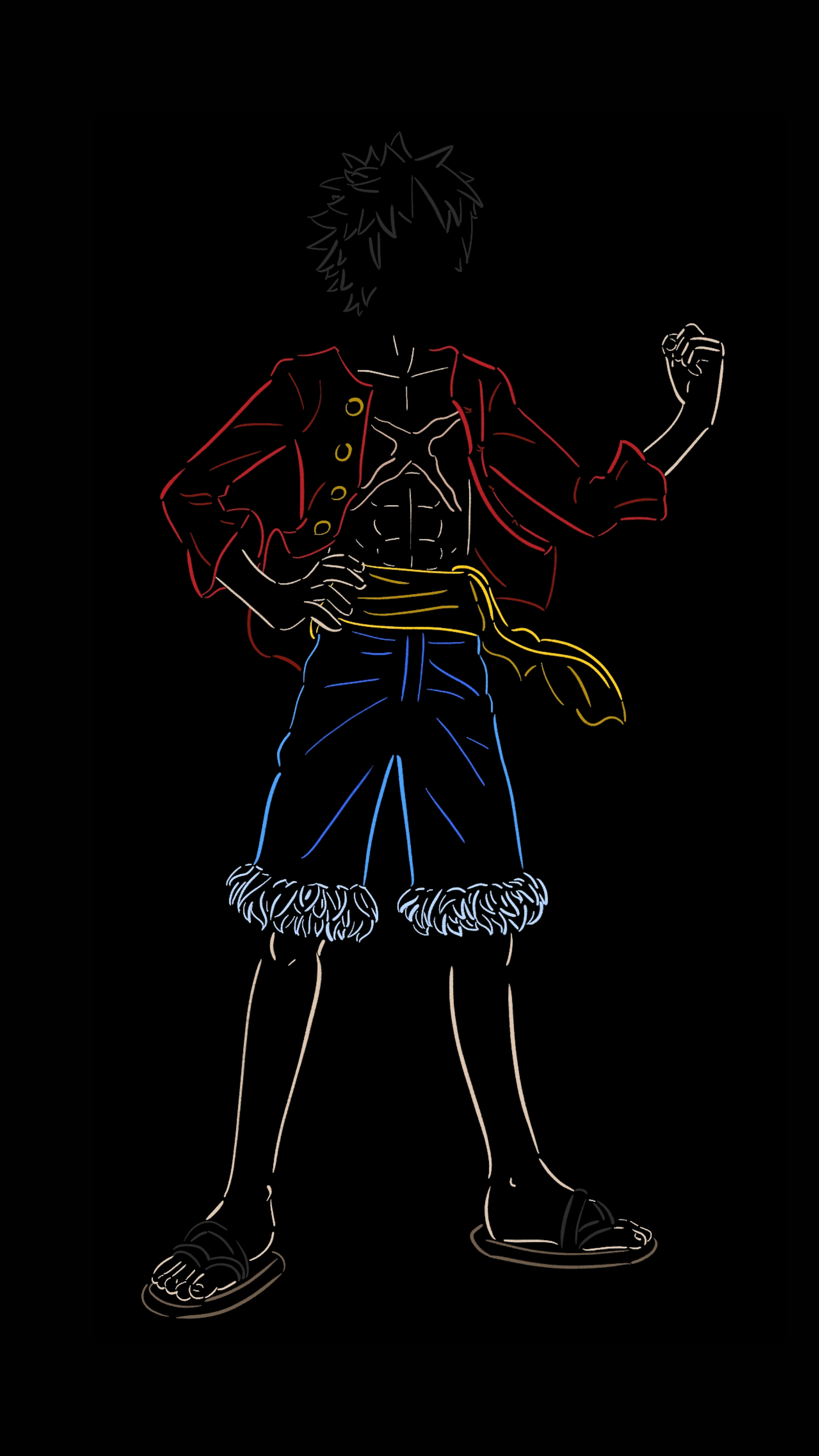 LUFFY (wallpaper material)