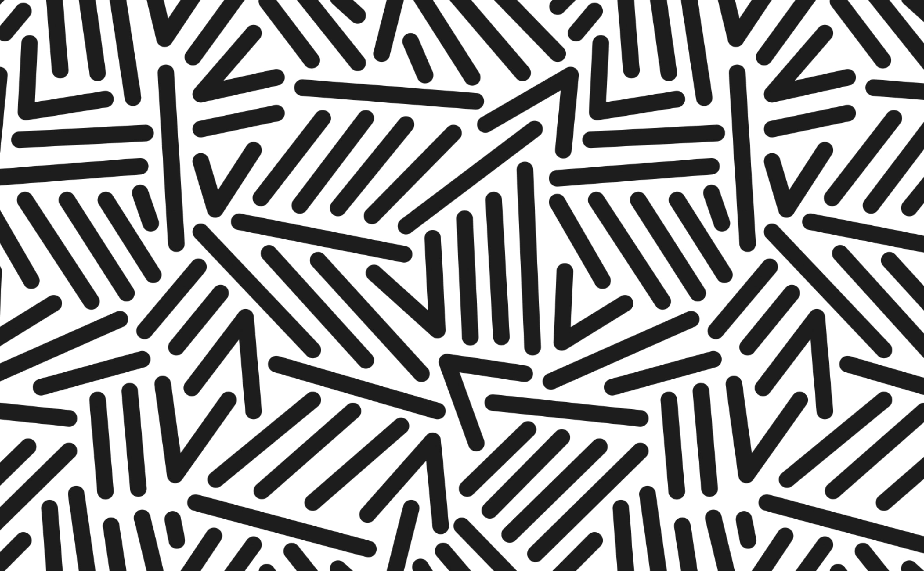 Pop Art Lines & Chevrons Pattern