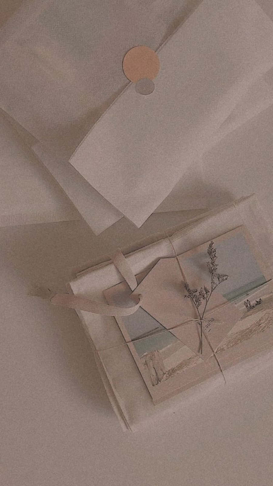 Korean Beige Aesthetic Wallpaper