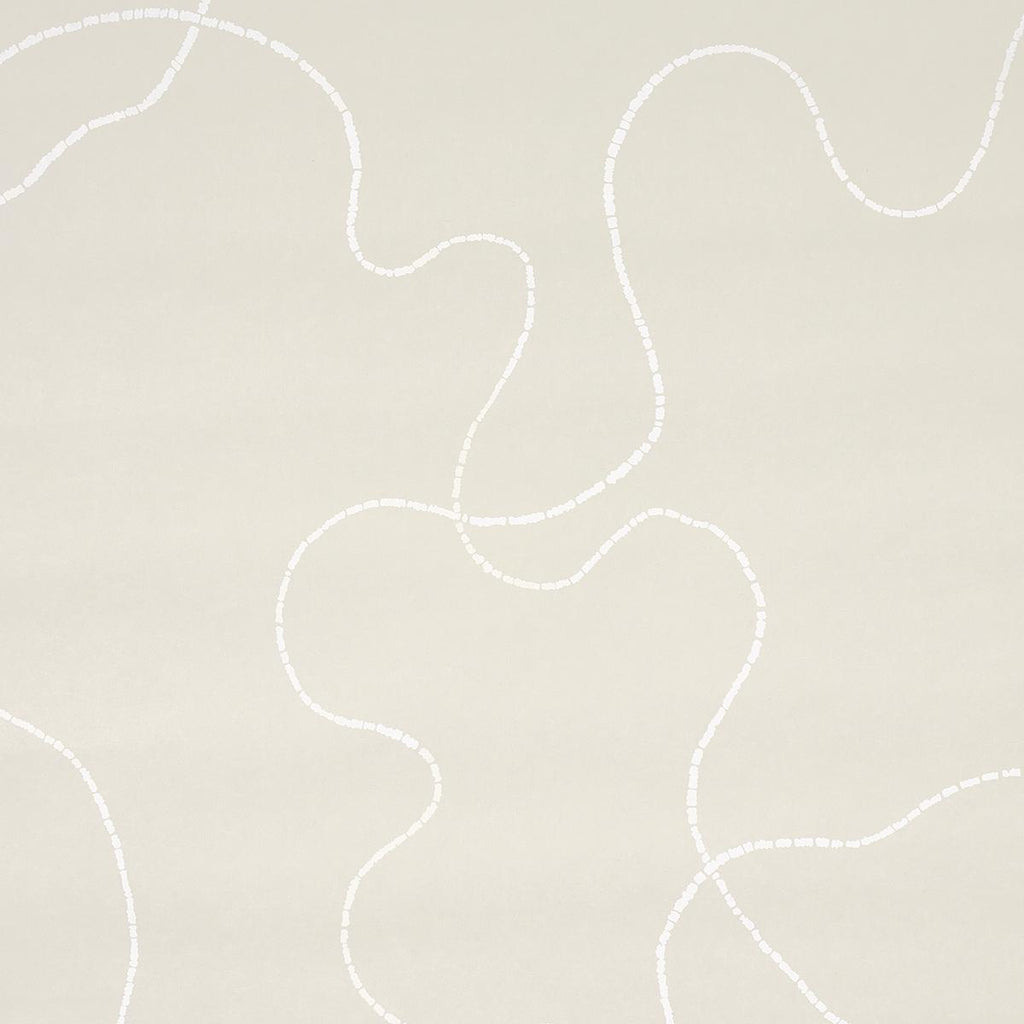 Schumacher Turini Light Beige Wallpaper