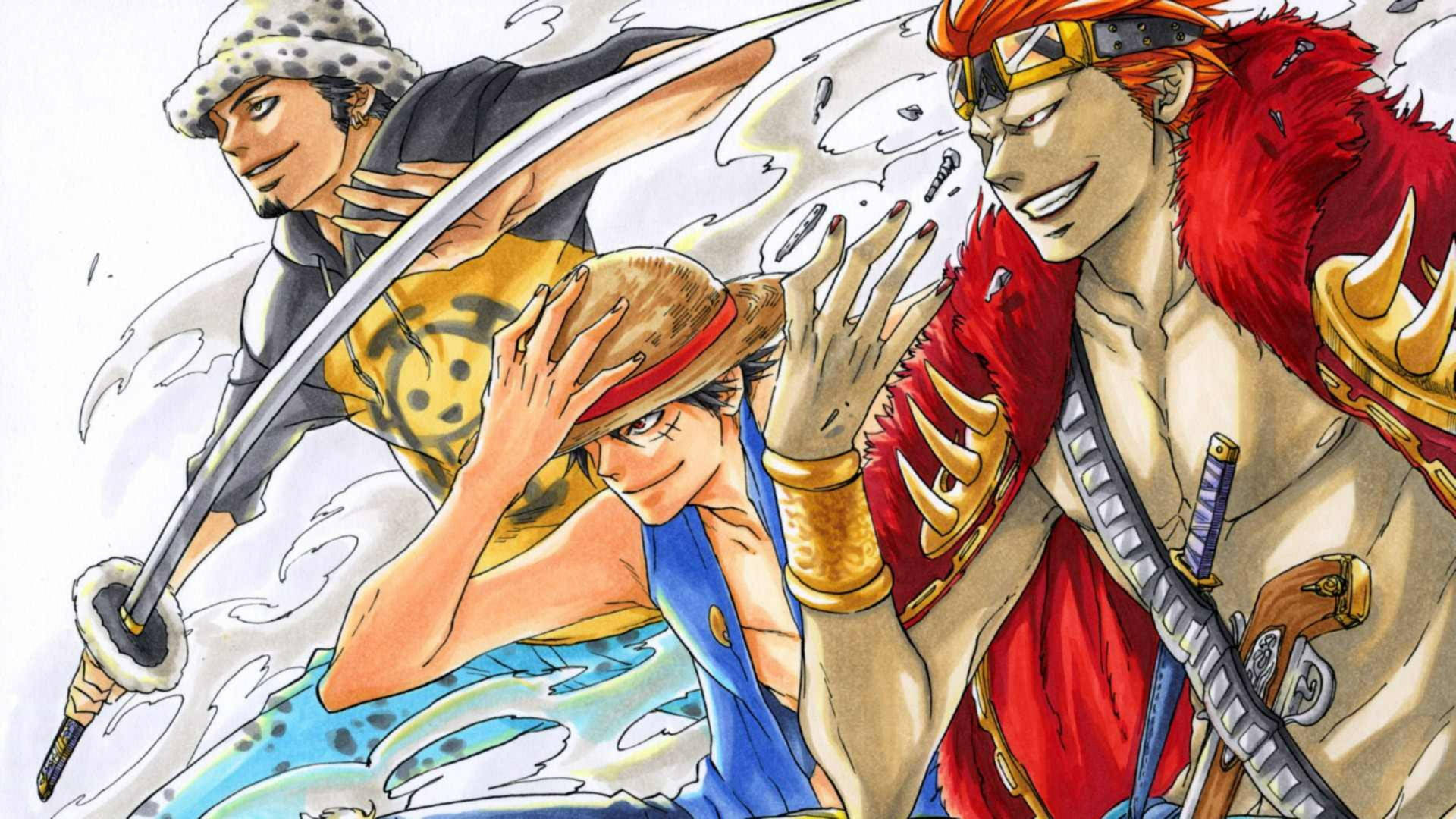 Download free Eustass Kid Luffy Law