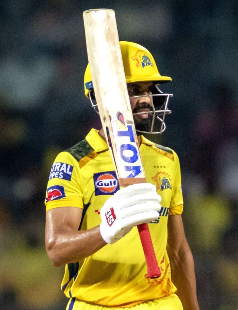 Ruturaj Gaikwad Celebrates His Half Century