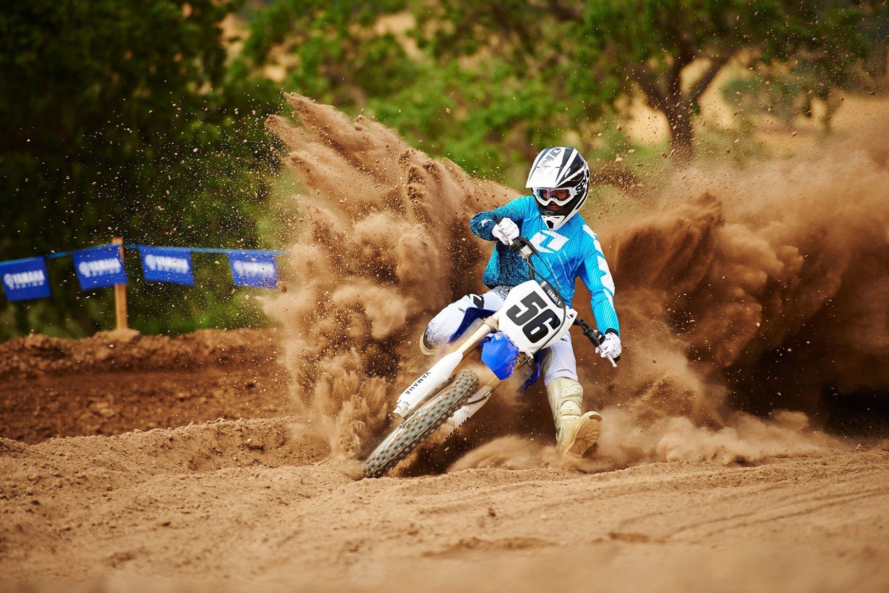 Yamaha DirtBike Race Wallpaper. Free