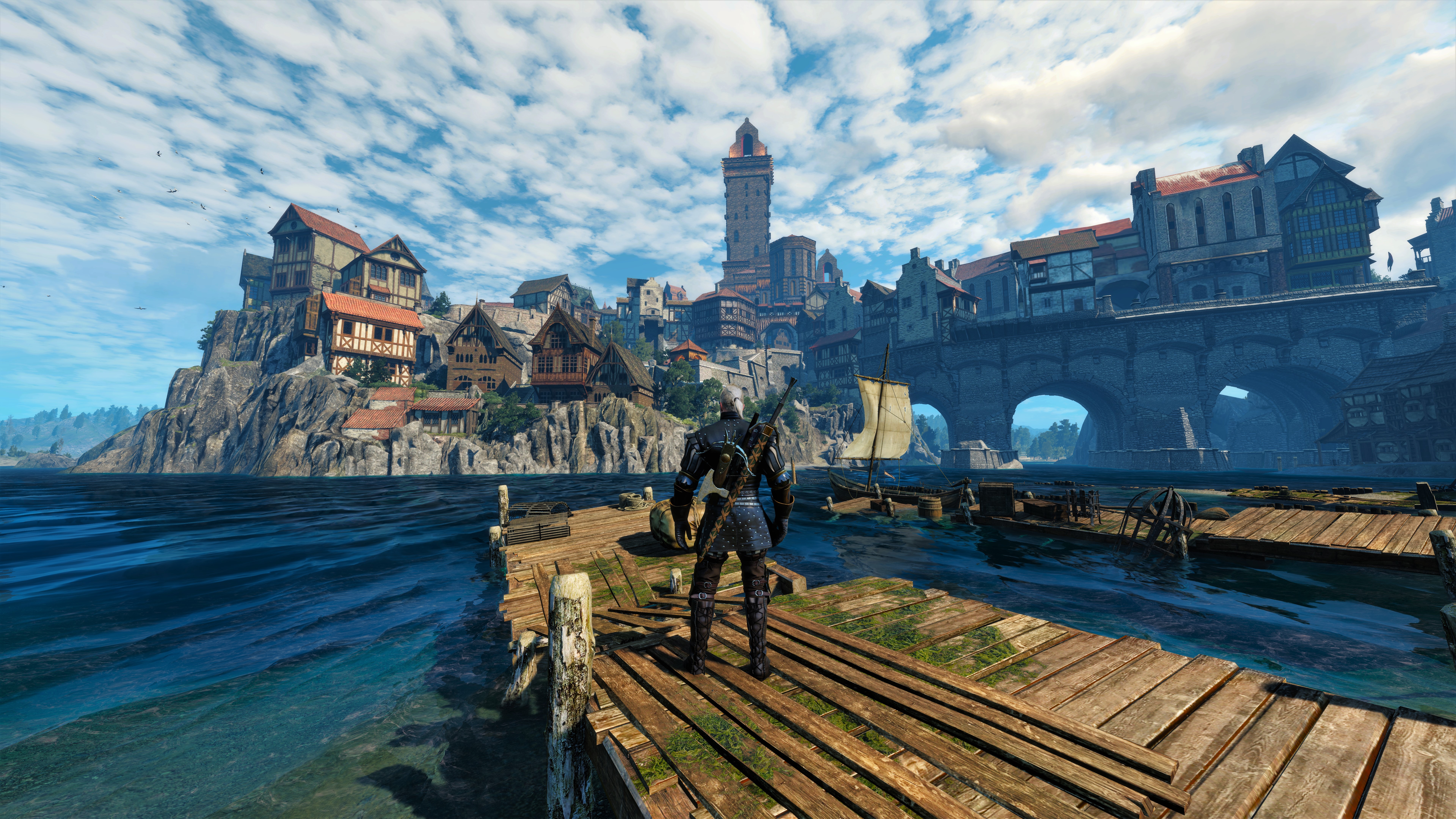 Novigrad (The Witcher) 4k Wallpaper