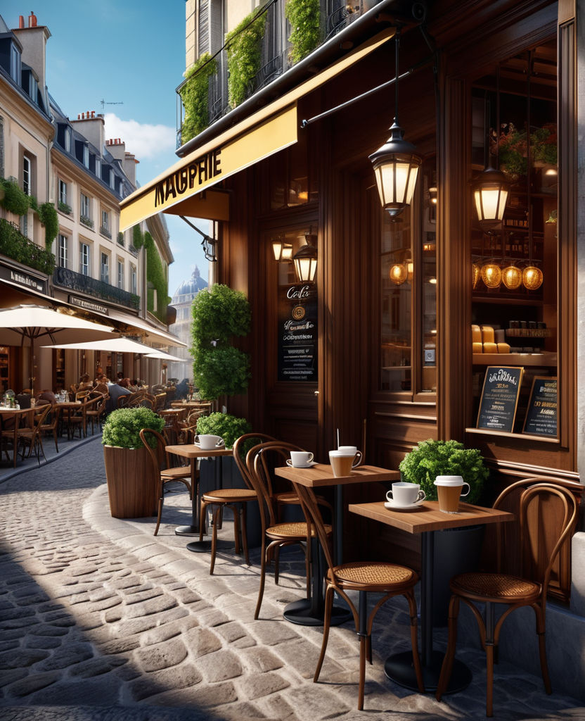 Parisian bistro scene