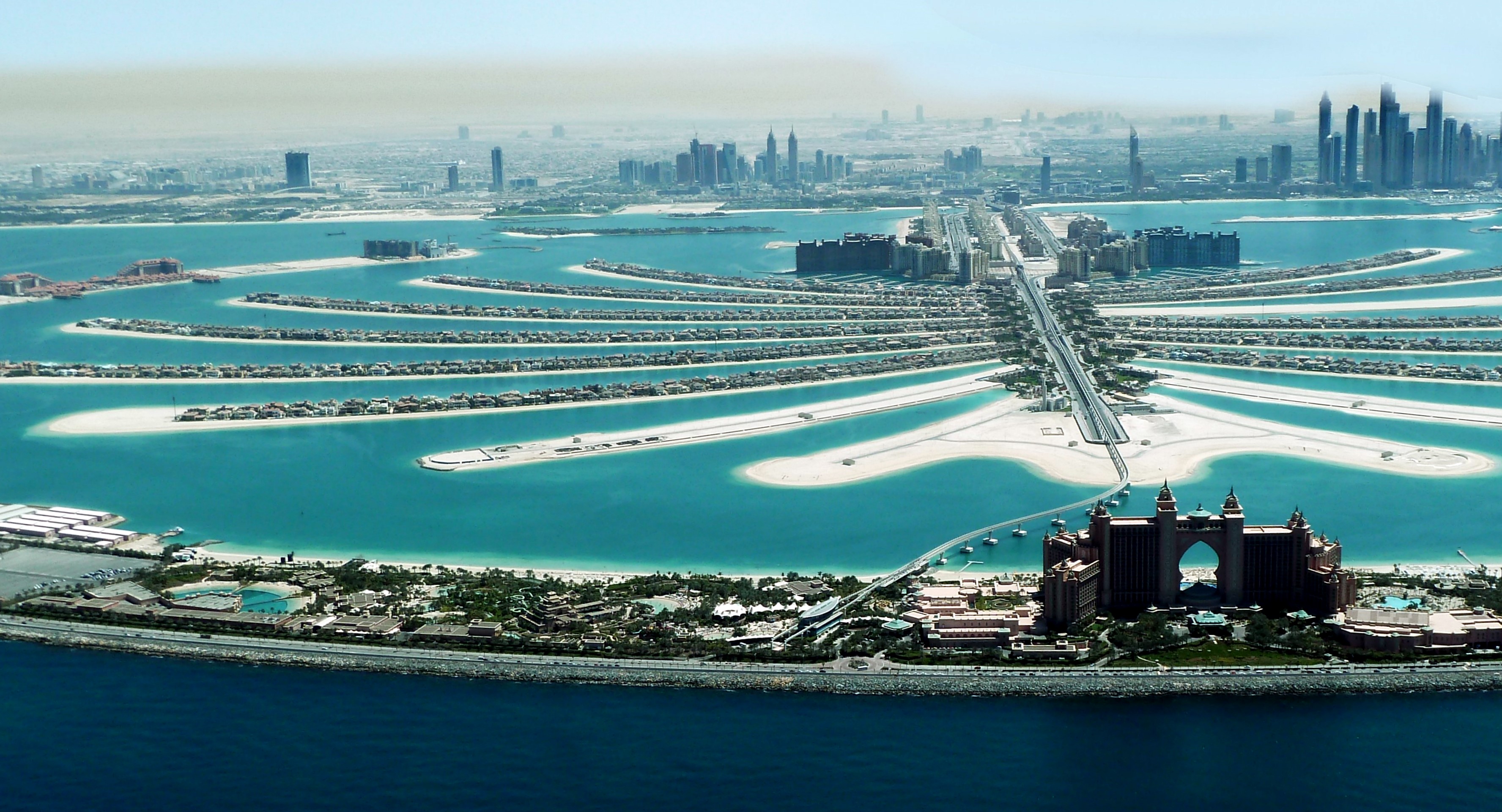 Palm Jumeirah und Dubai Marina