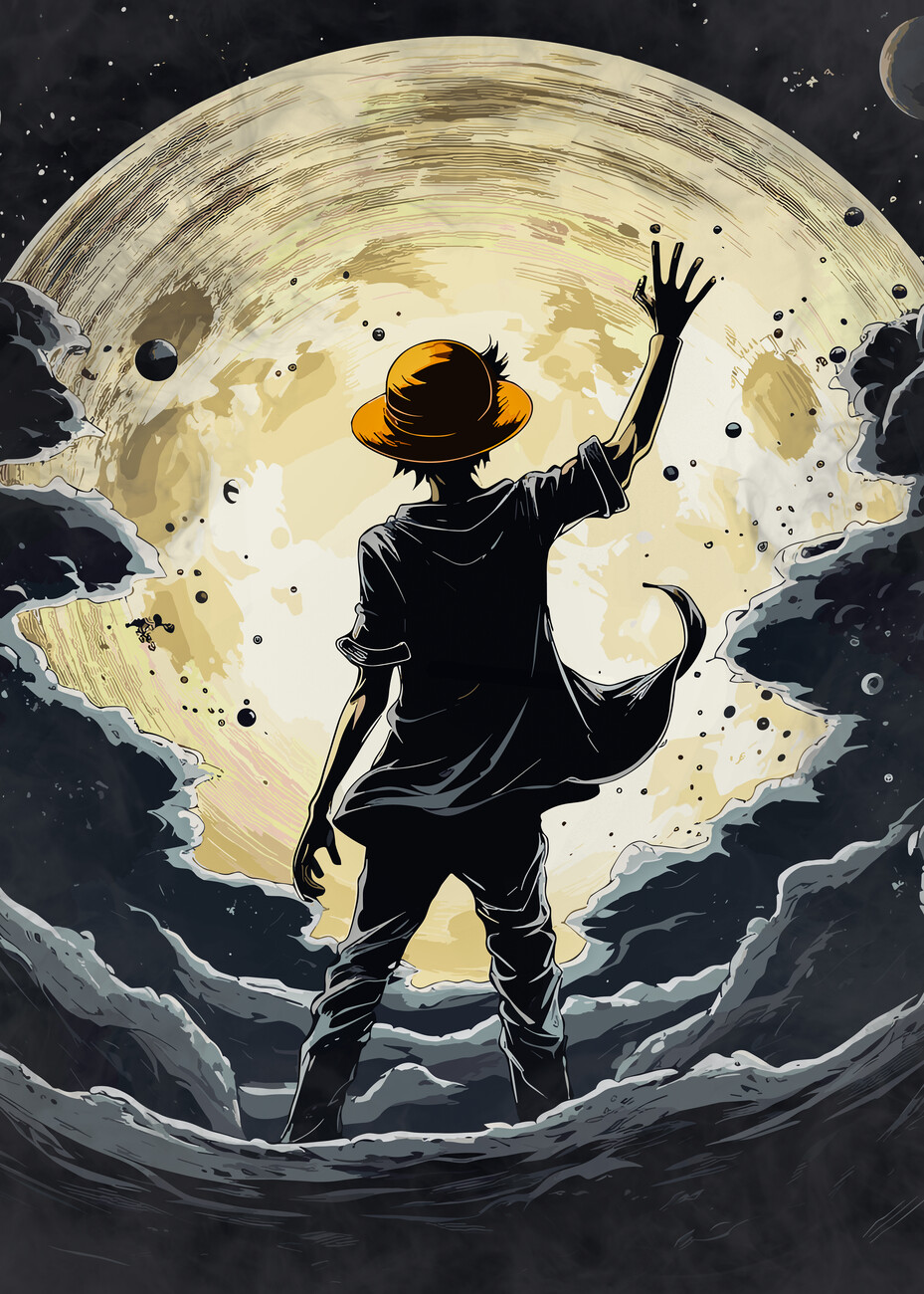 Luffy fan art (Poster) Wall Mural. Buy