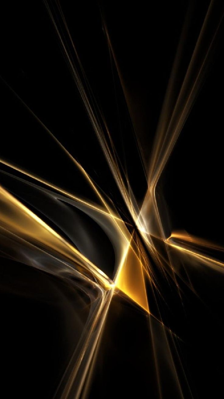 Black and Gold Abstract Wallpaper