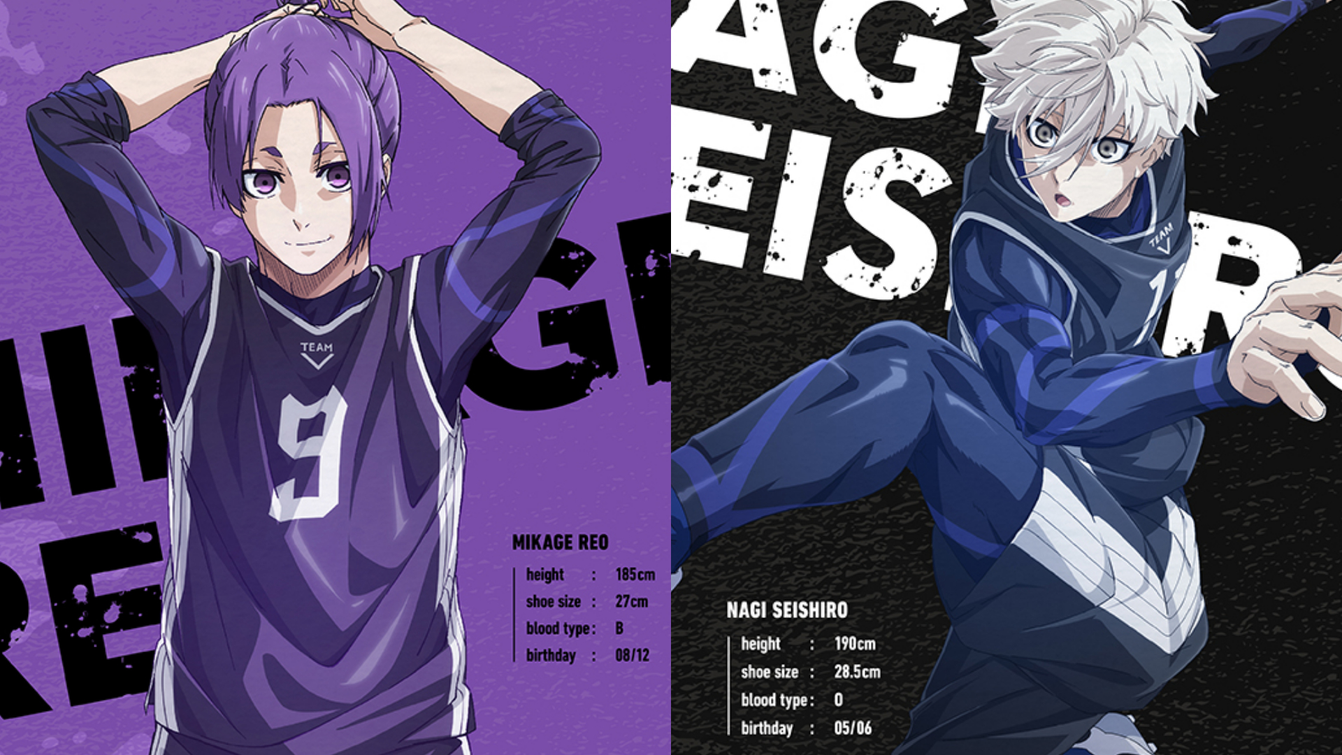 Seishiro Nagi and Reo Mikage