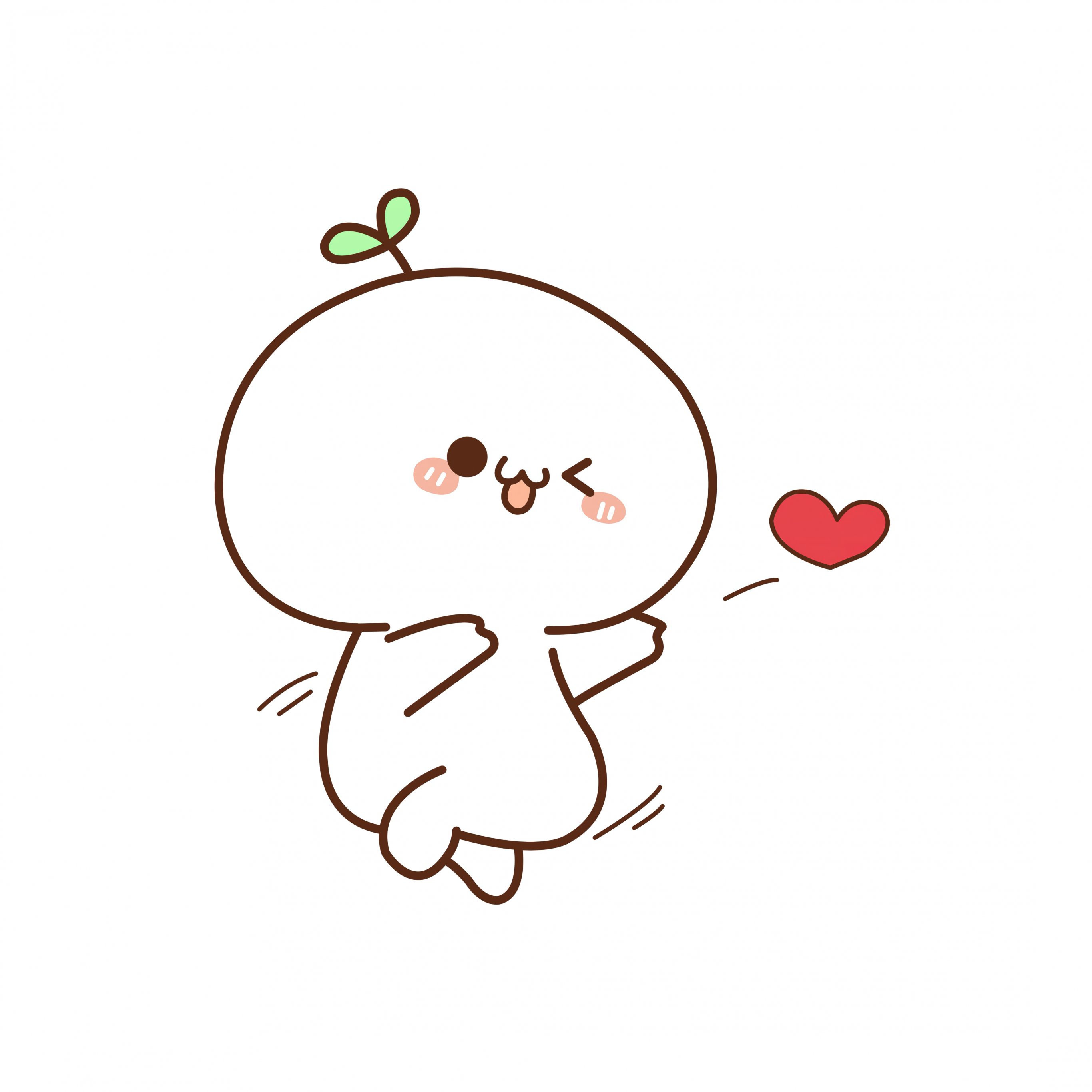 Milk bear Wallpaper 4K, Kawaii bear