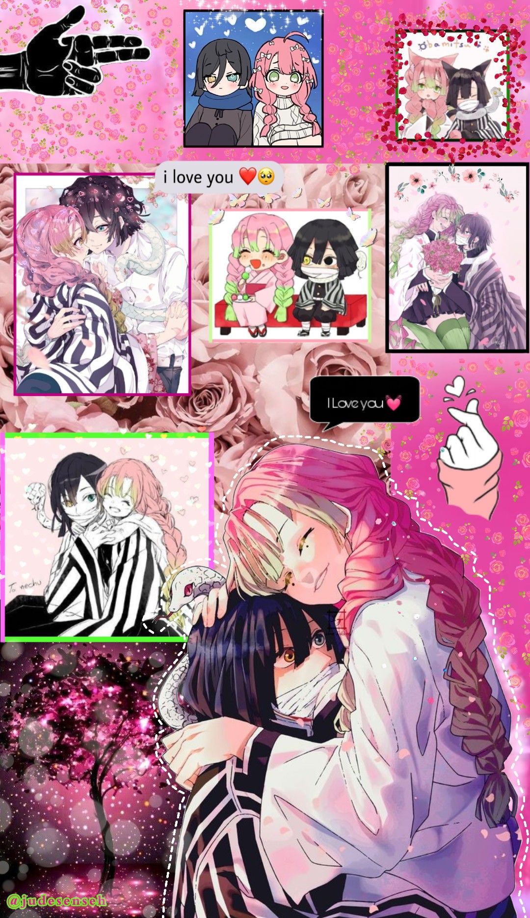 Mitsuri kanroji x iguro obanai