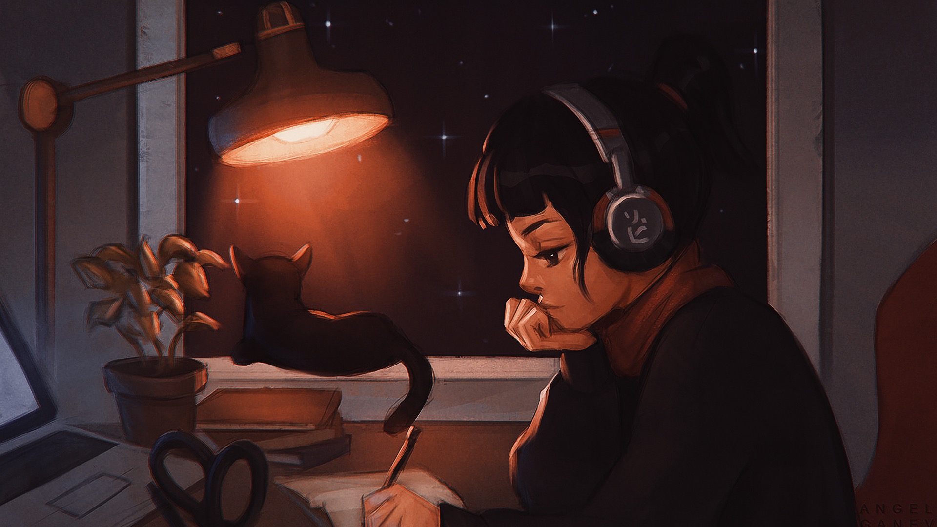 Best Alone Anime Girl Wallpaper