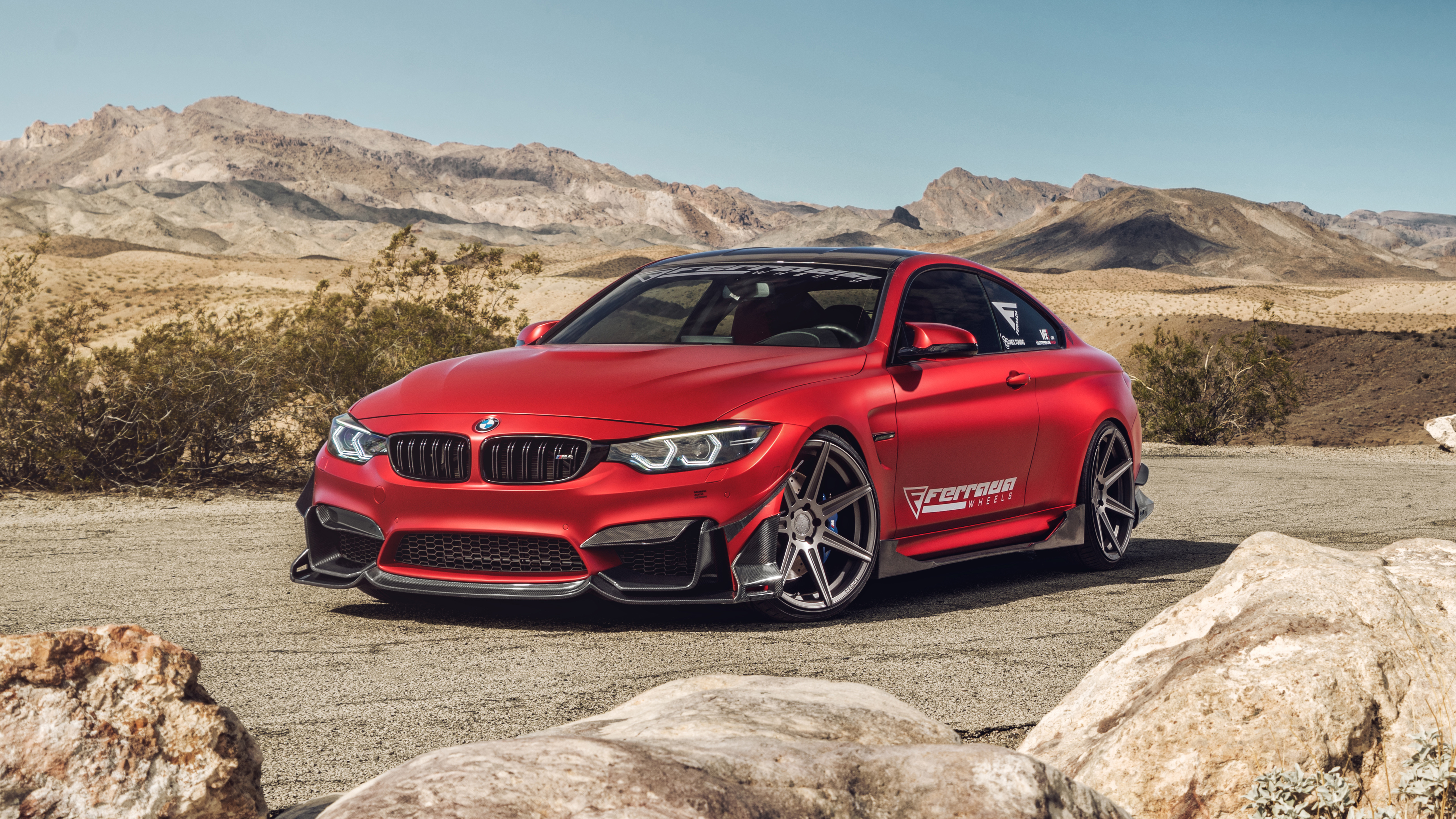 Ferrada Red Matte BMW M4 2 Wallpaper