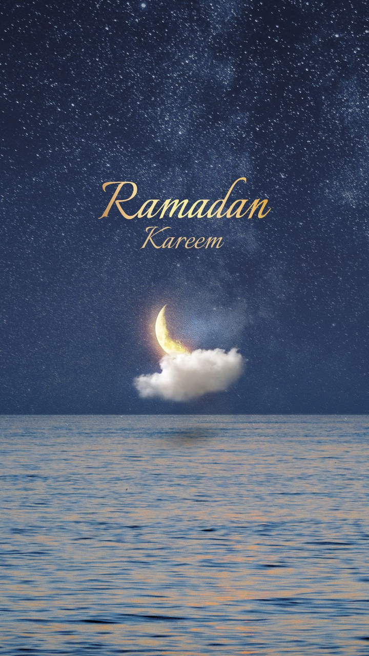 Gold Ramadan Kareem, iPhone wallpaper