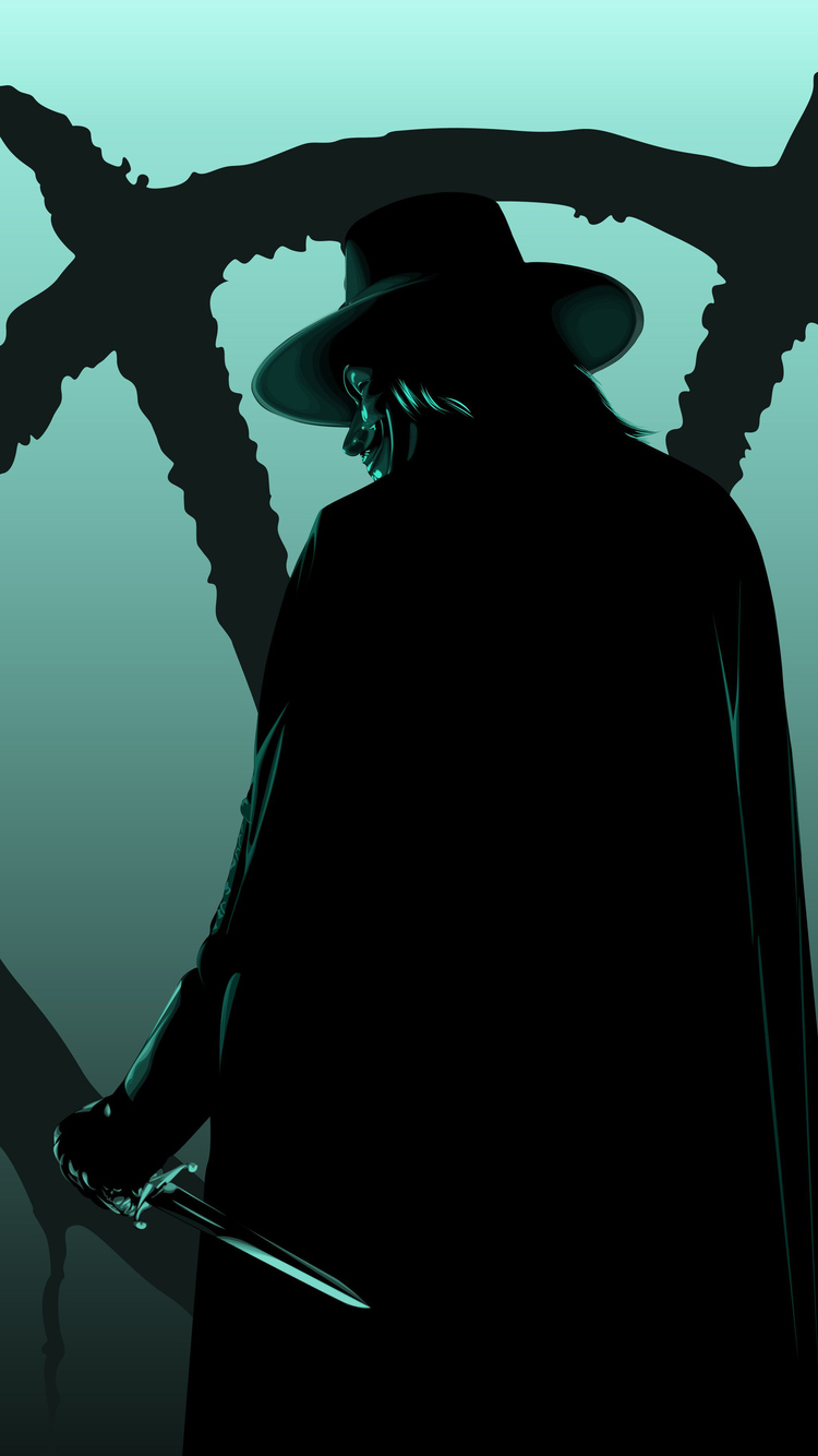 V For Vendetta 4k iPhone 6