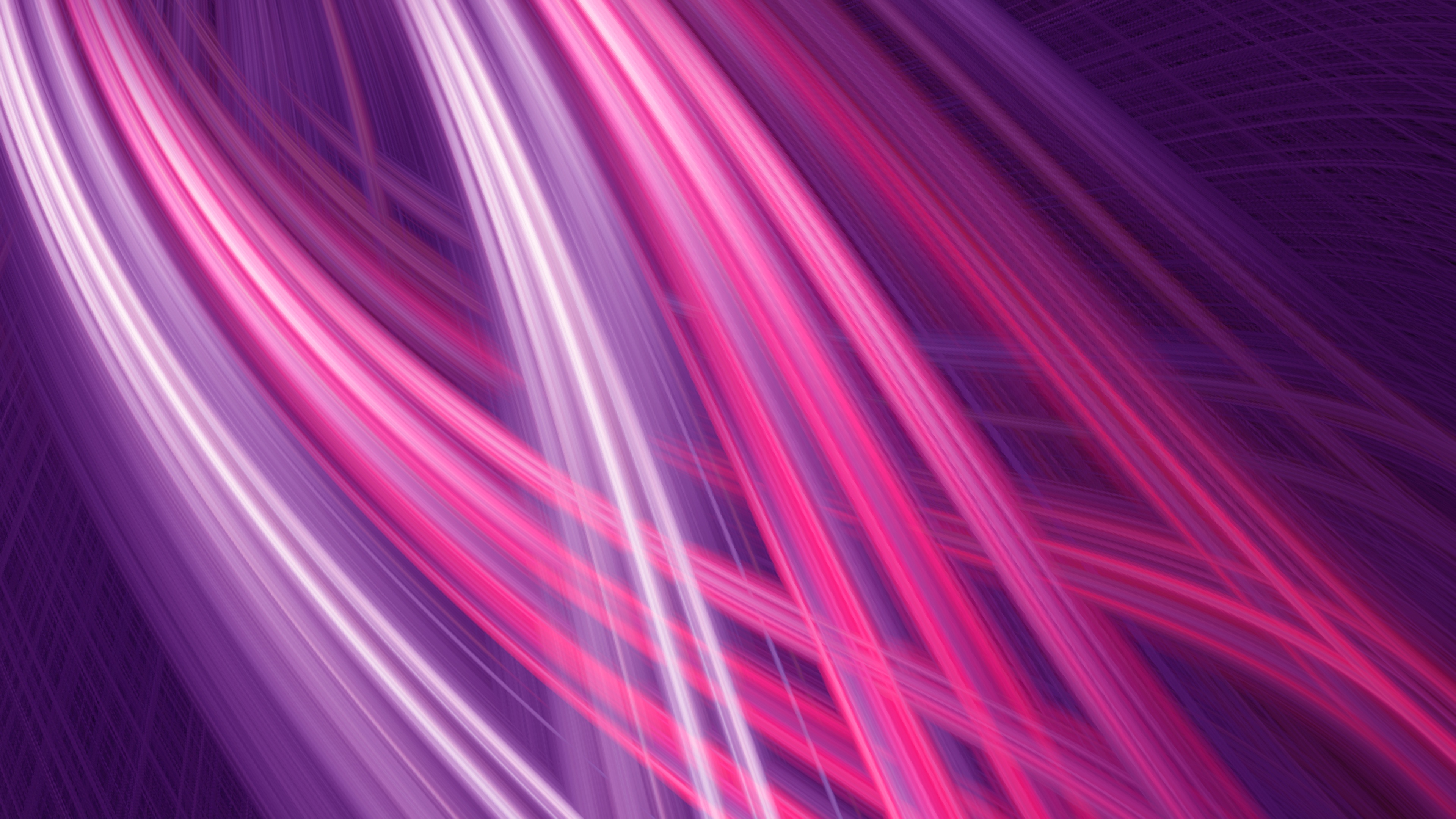 Abstract Swirls Wallpaper 4K, Purple