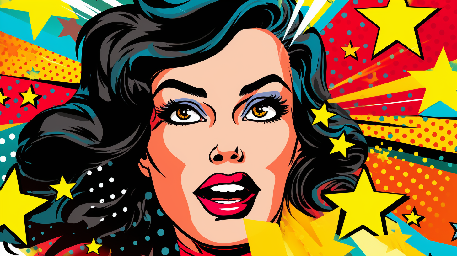Pop art wallpaper vibrant 4k wallpaper