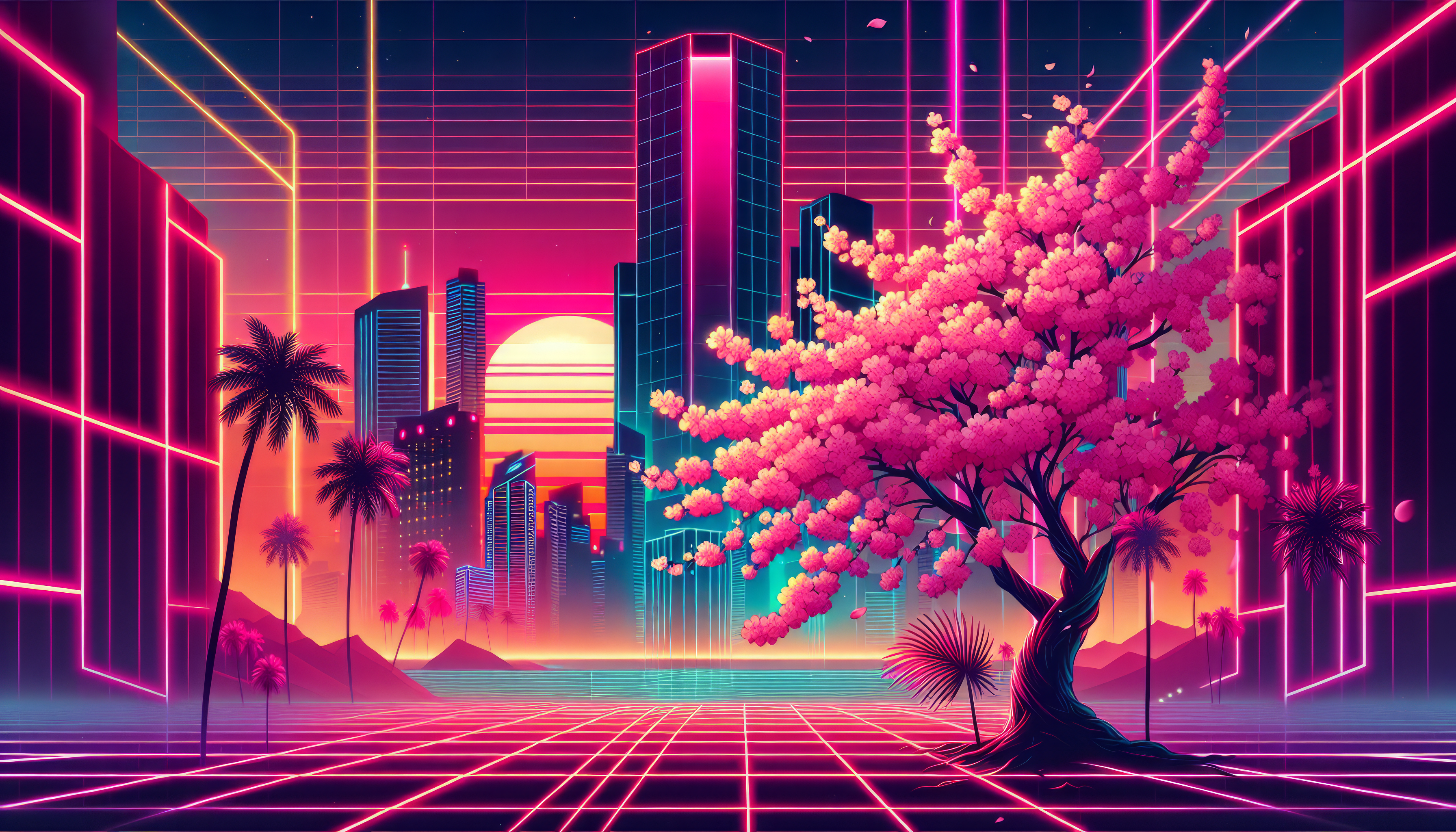 Retro Wave Wallpaper