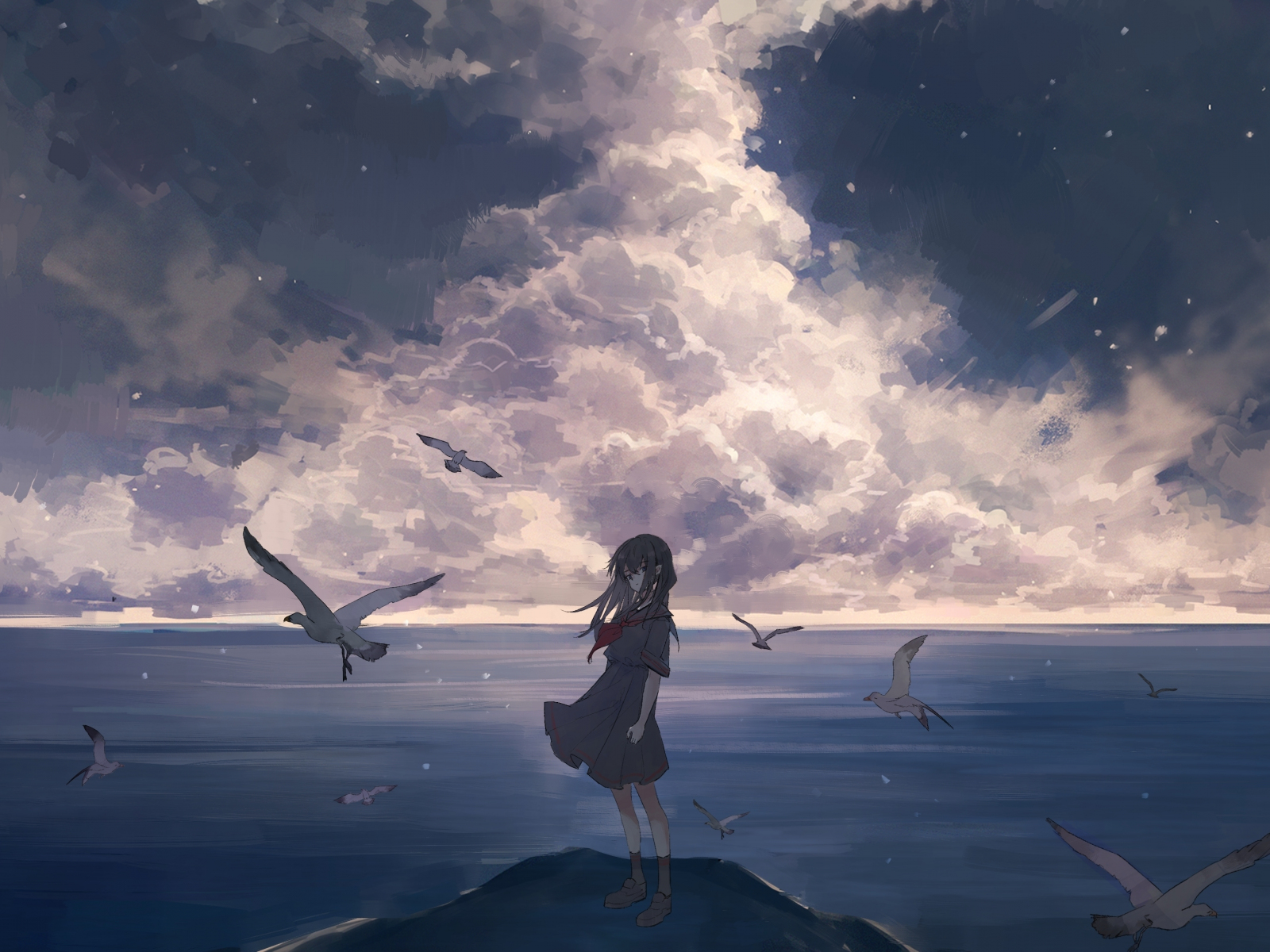 Download wallpaper 1600x1200 birds