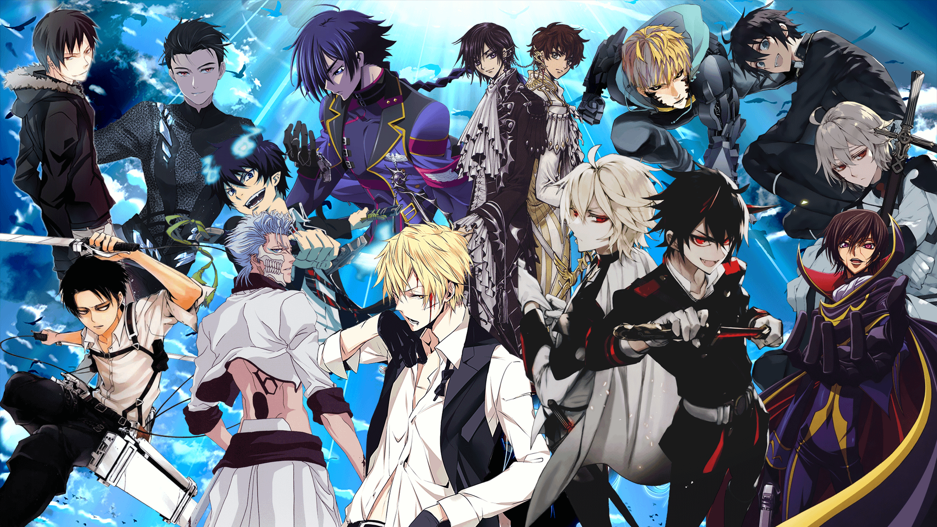wallpaper of my fav hot anime boys