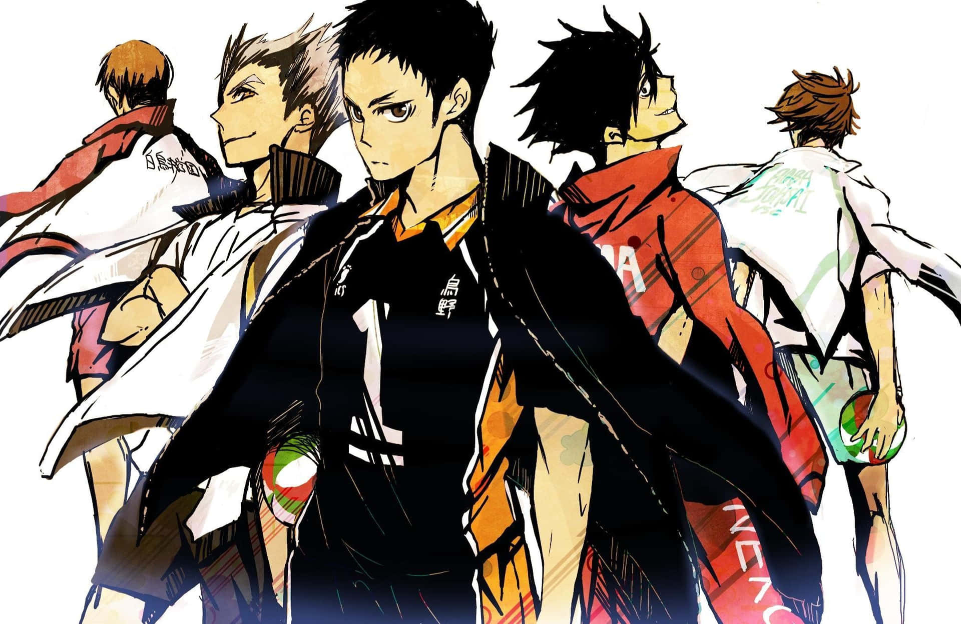 Download A Group Of Anime Characters