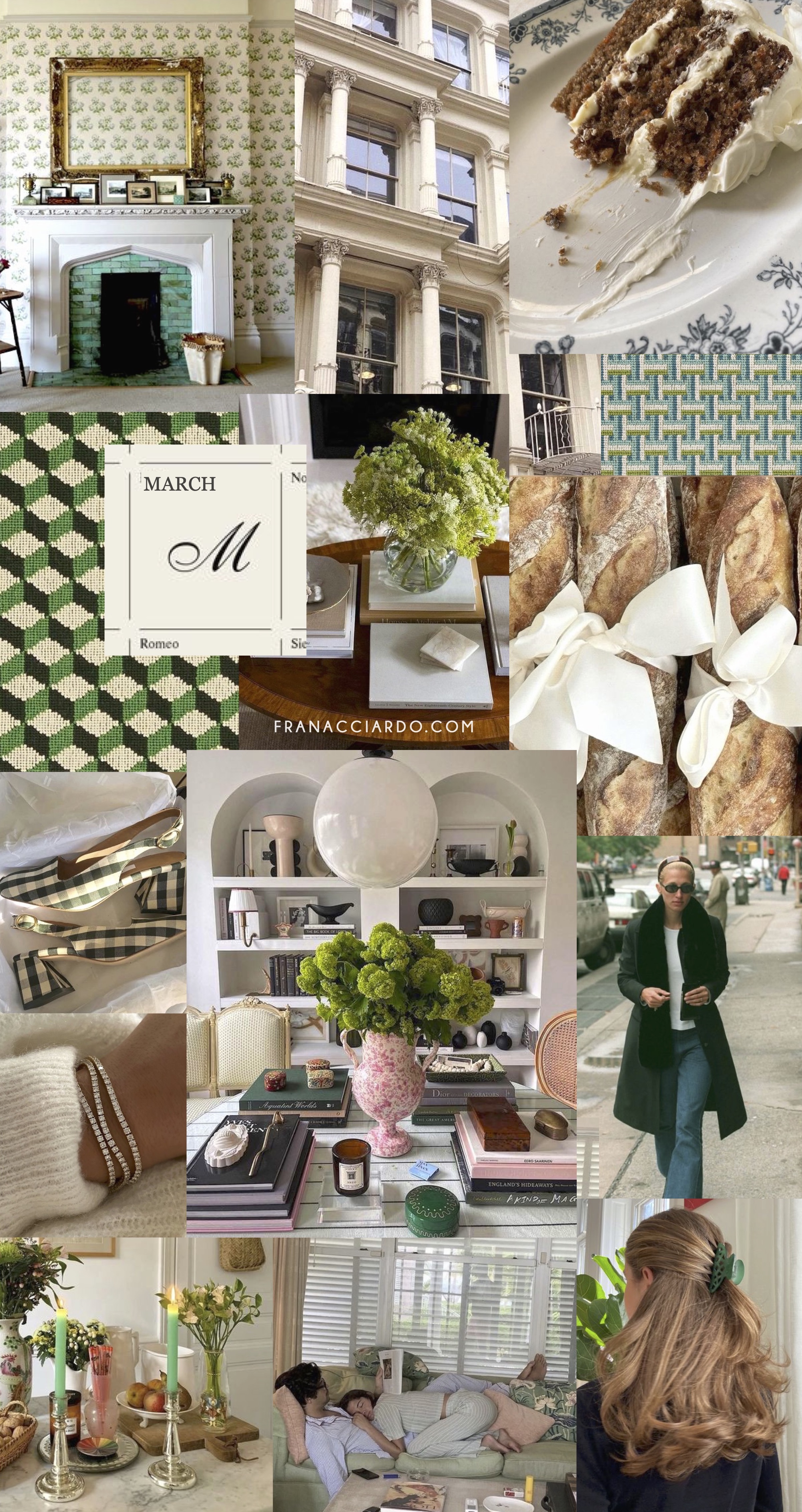 March 2024 Moodboard Desktop & iPhone