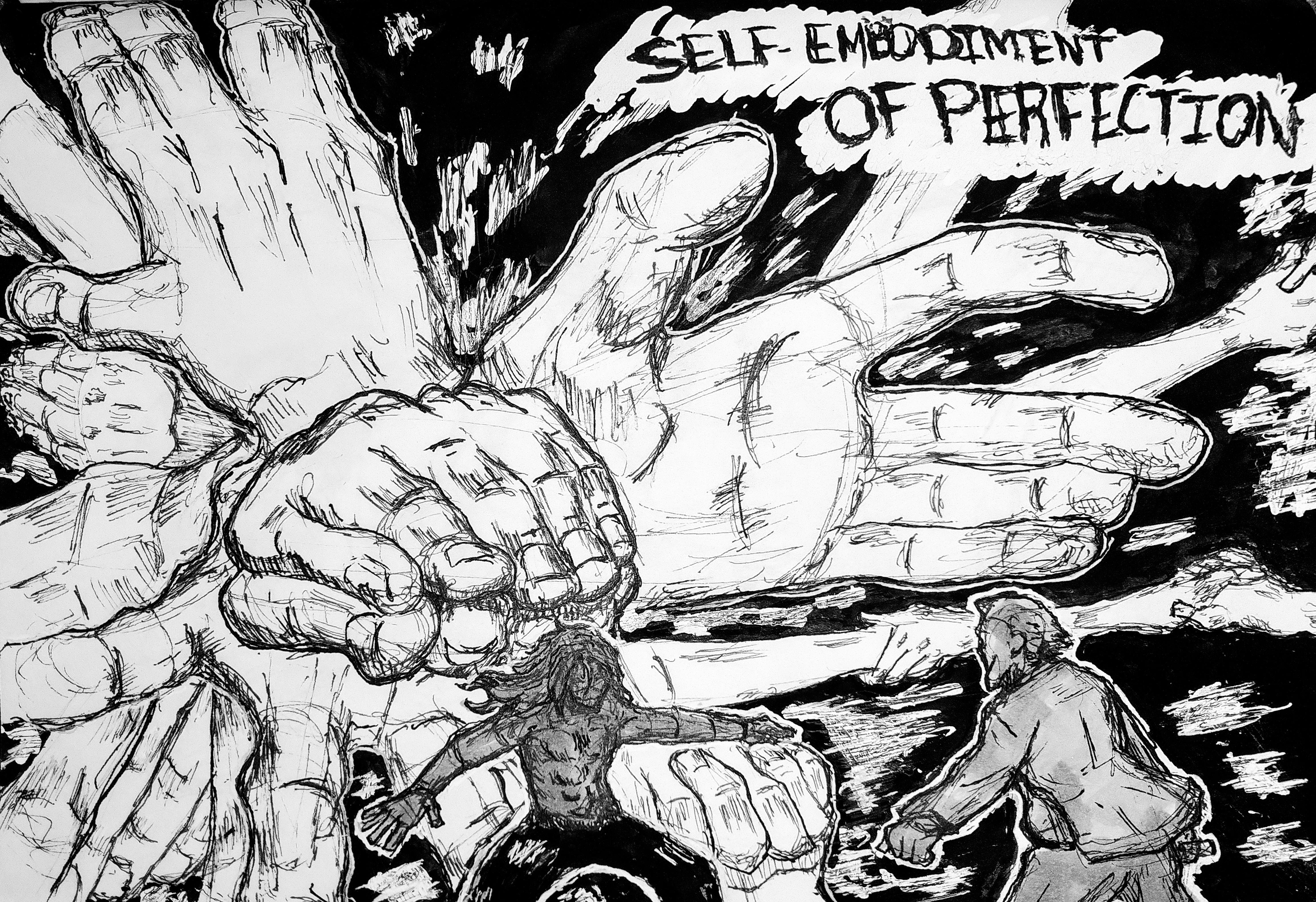 redraw of Mahito's domain expansion