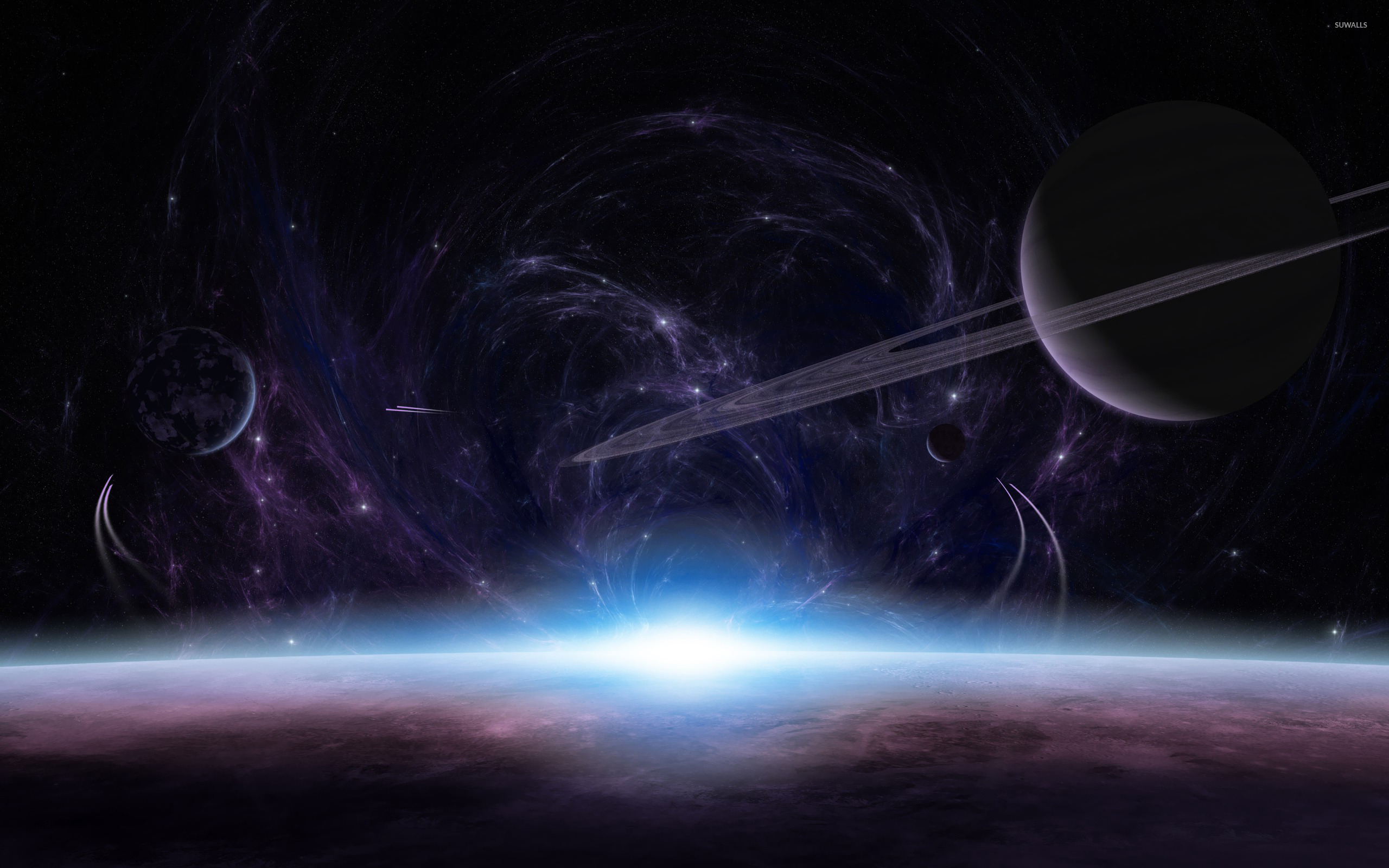 Planets in space wallpaper