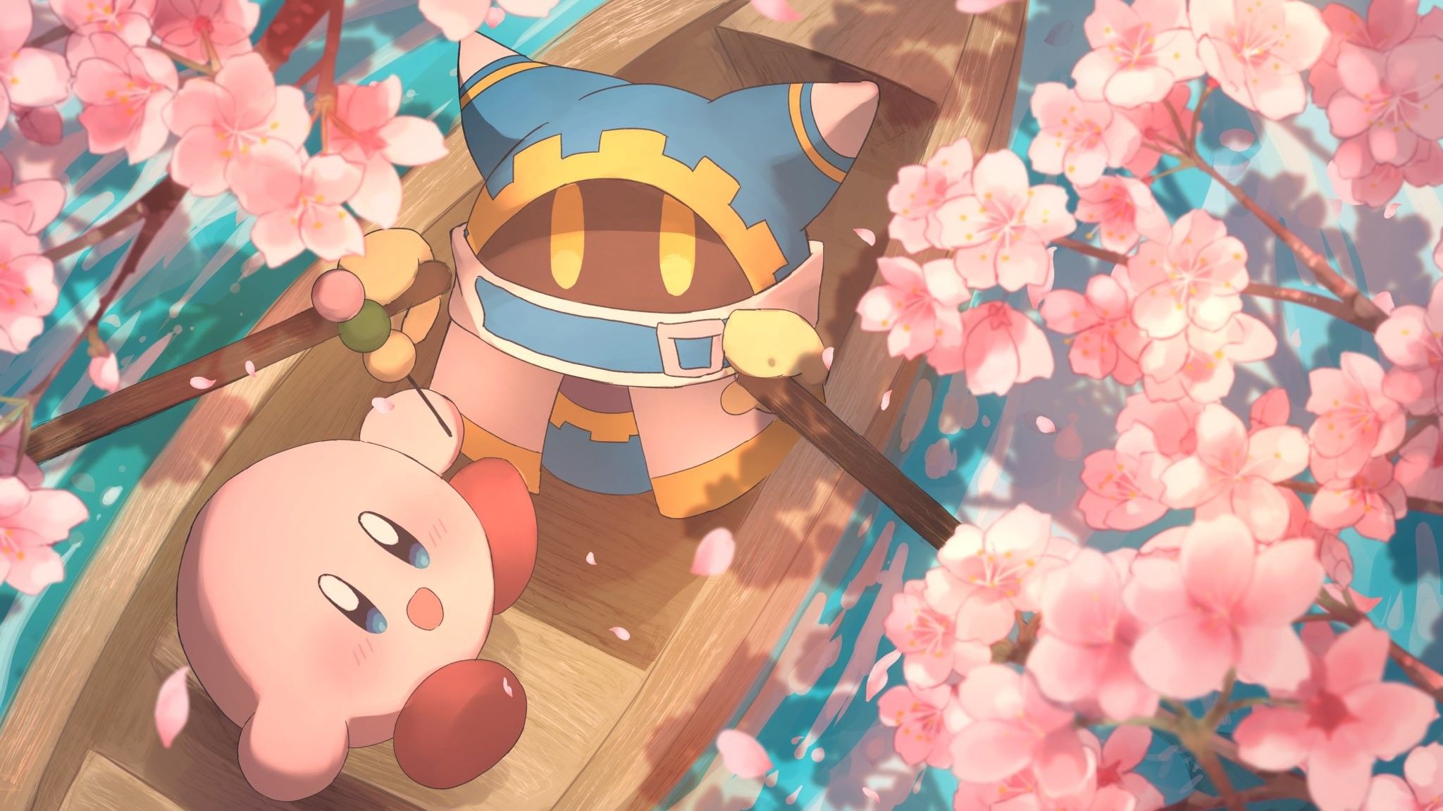 Cute Kirby Laptop Wallpaper