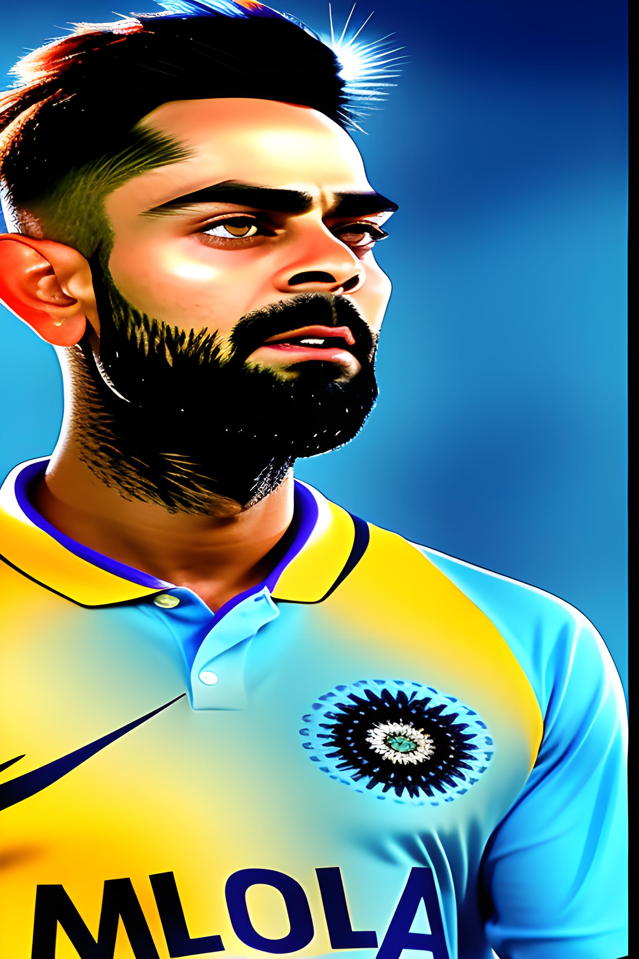 4k HD wallpaper of virat kohli