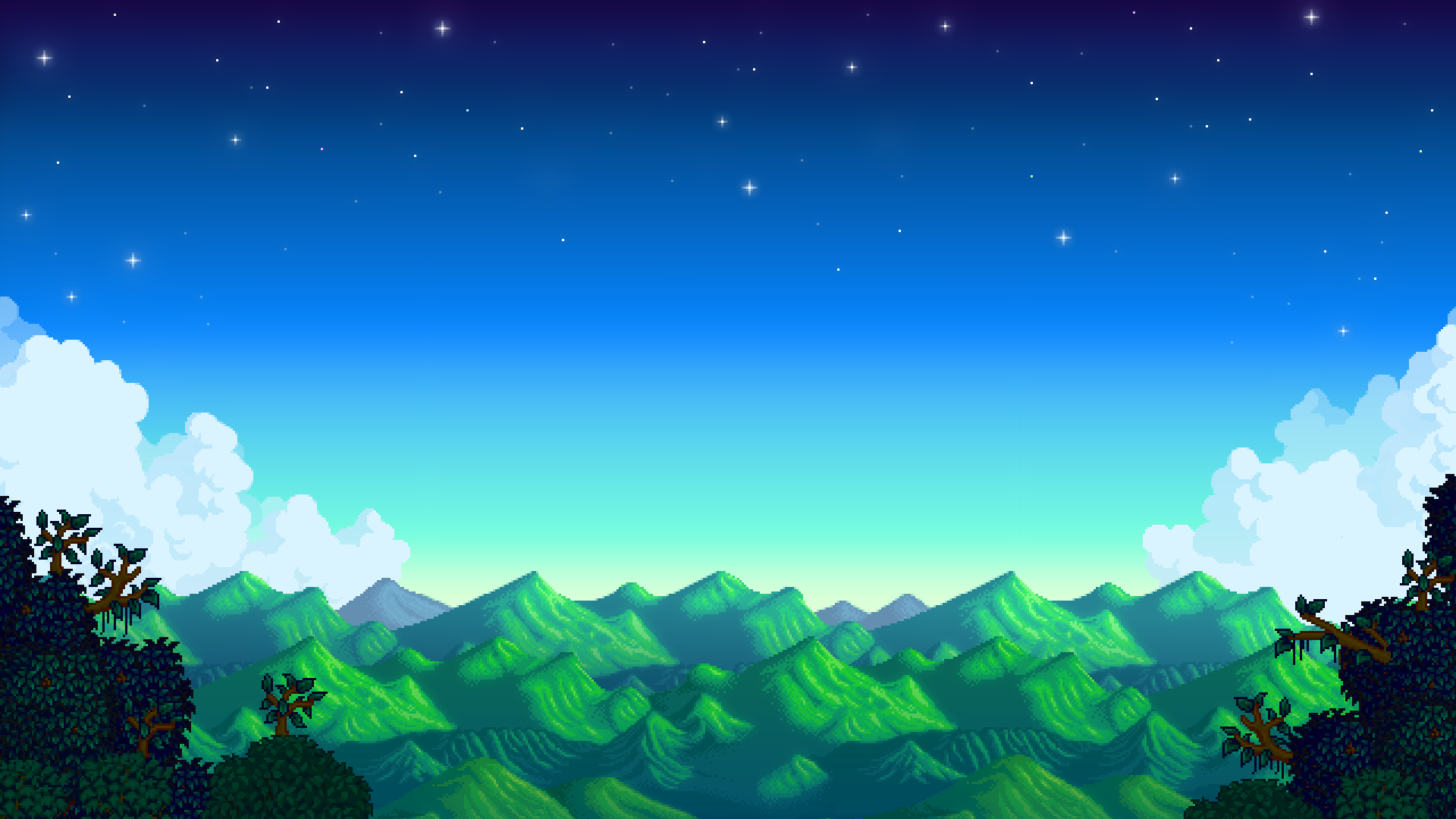 1080p Stardew Valley Background. Green