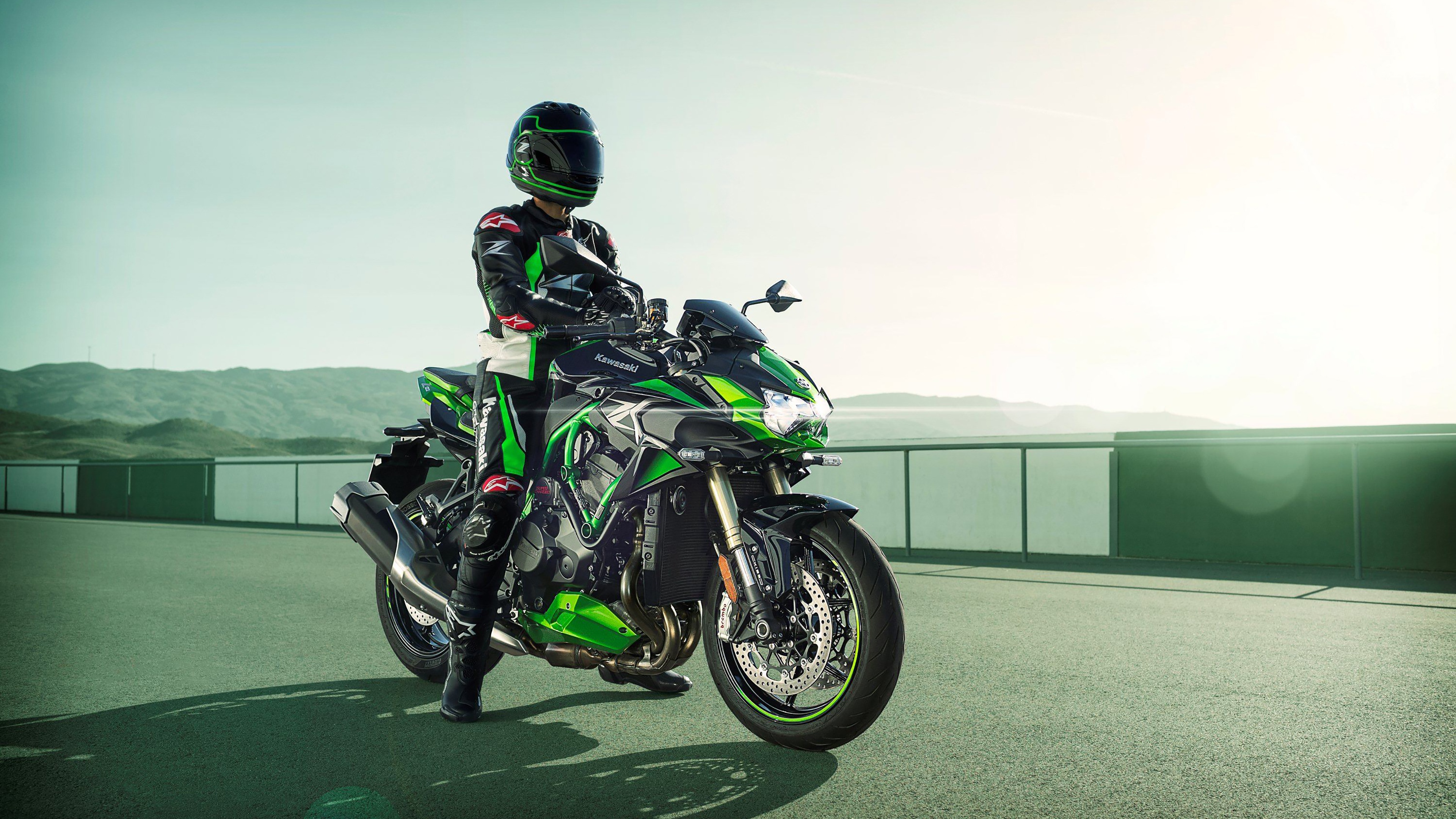 Kawasaki Z H2 SE Wallpaper 4K, Biker