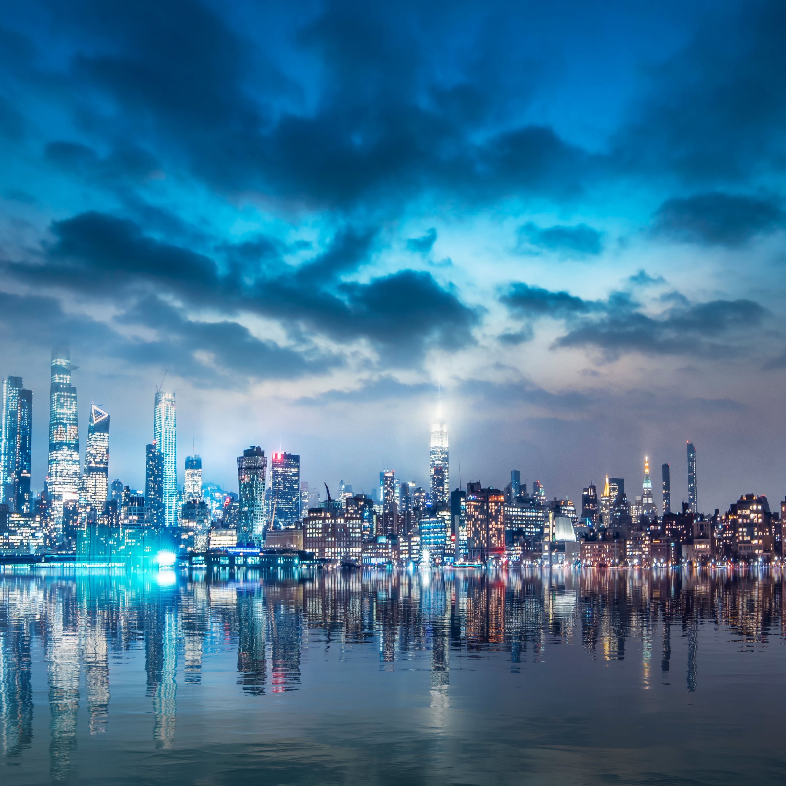 Cityscape Wallpaper 4K, Night City